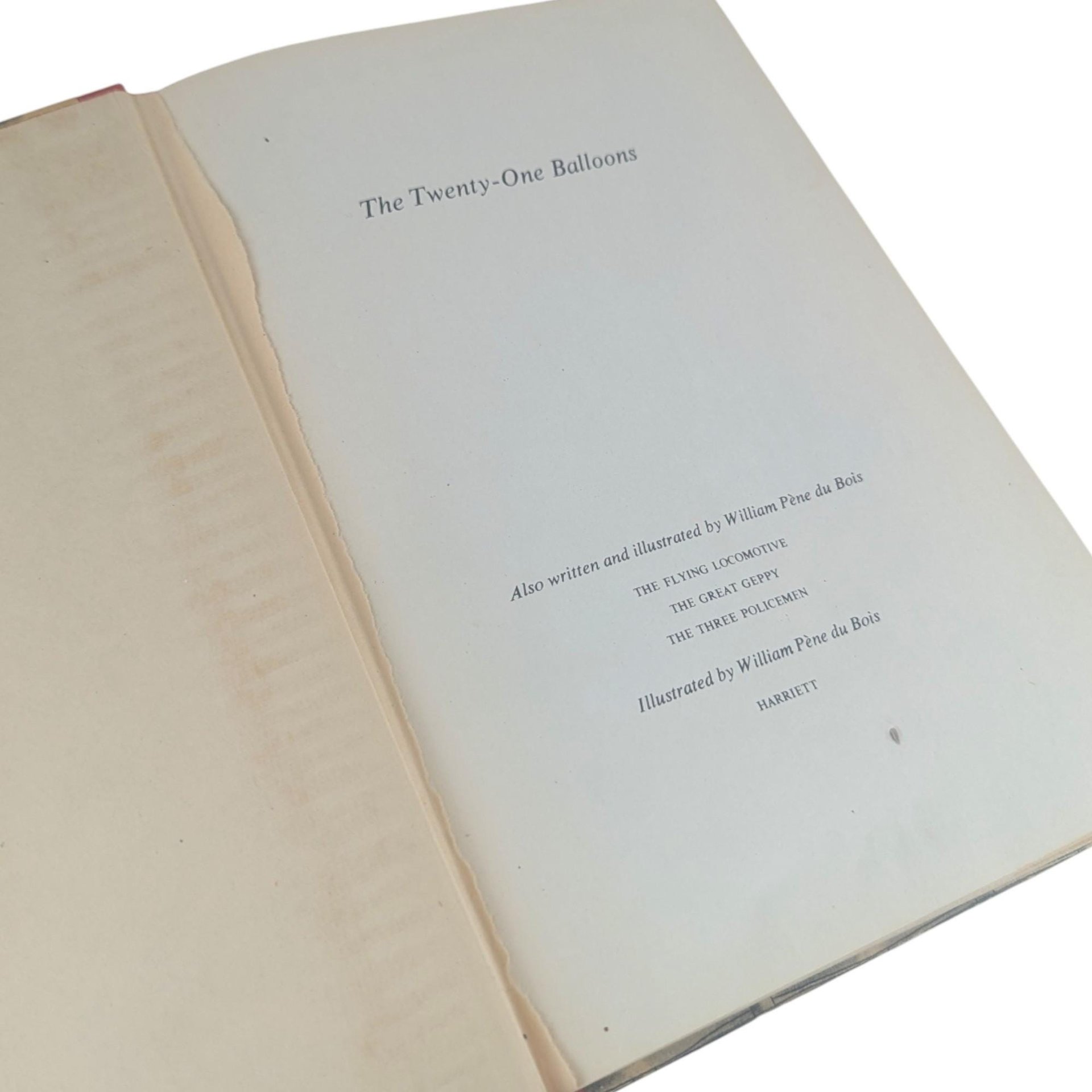 Vintage 1948 The Twenty-One Balloons: William Pène du Bois Newbery Winner