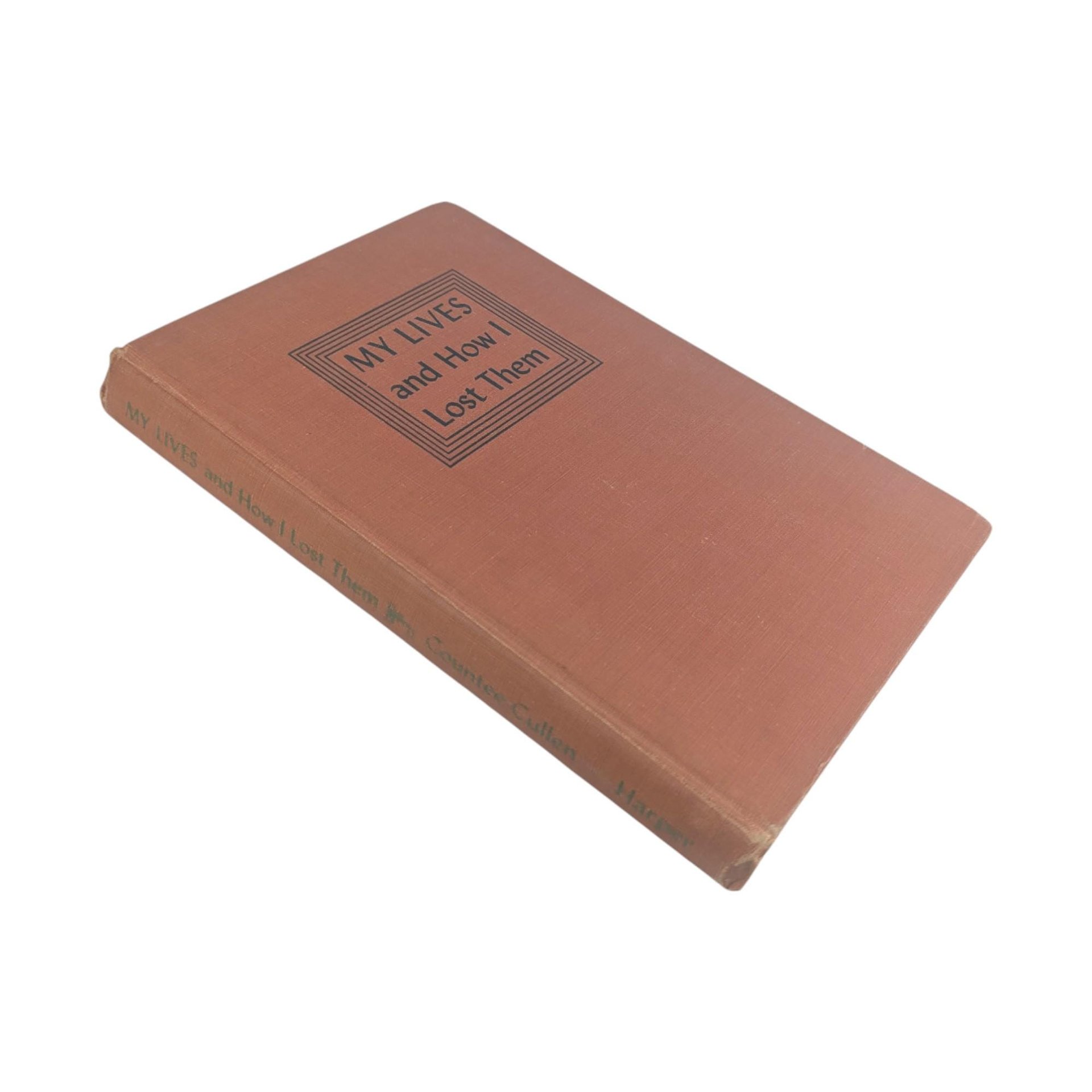 Vintage 1942 My Lives and How I Lost Them: Countee Cullen First Edition