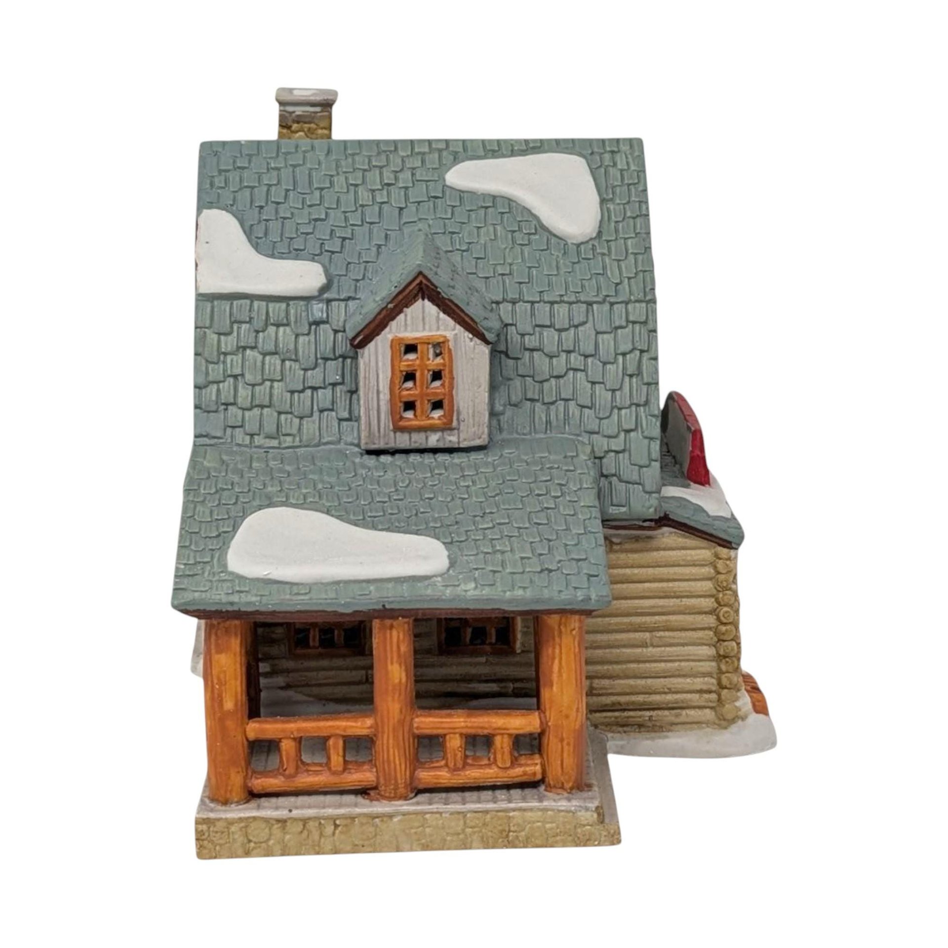 Vintage 1994 Lemax Trading Post: Dickensvale Lighted Christmas Village House