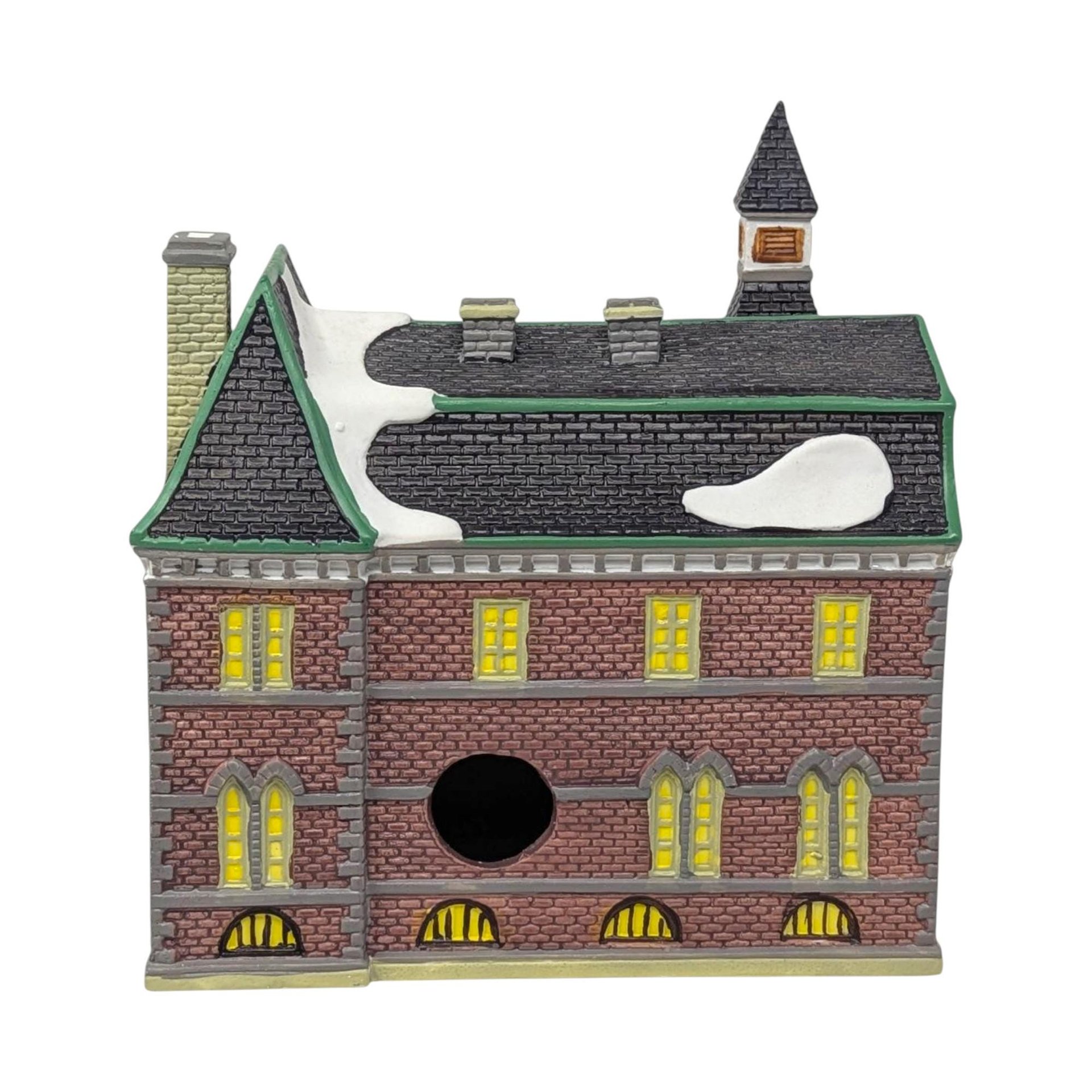 Vintage 1995 Police Station House: Lemax Dickensvale Lighted Christmas Village