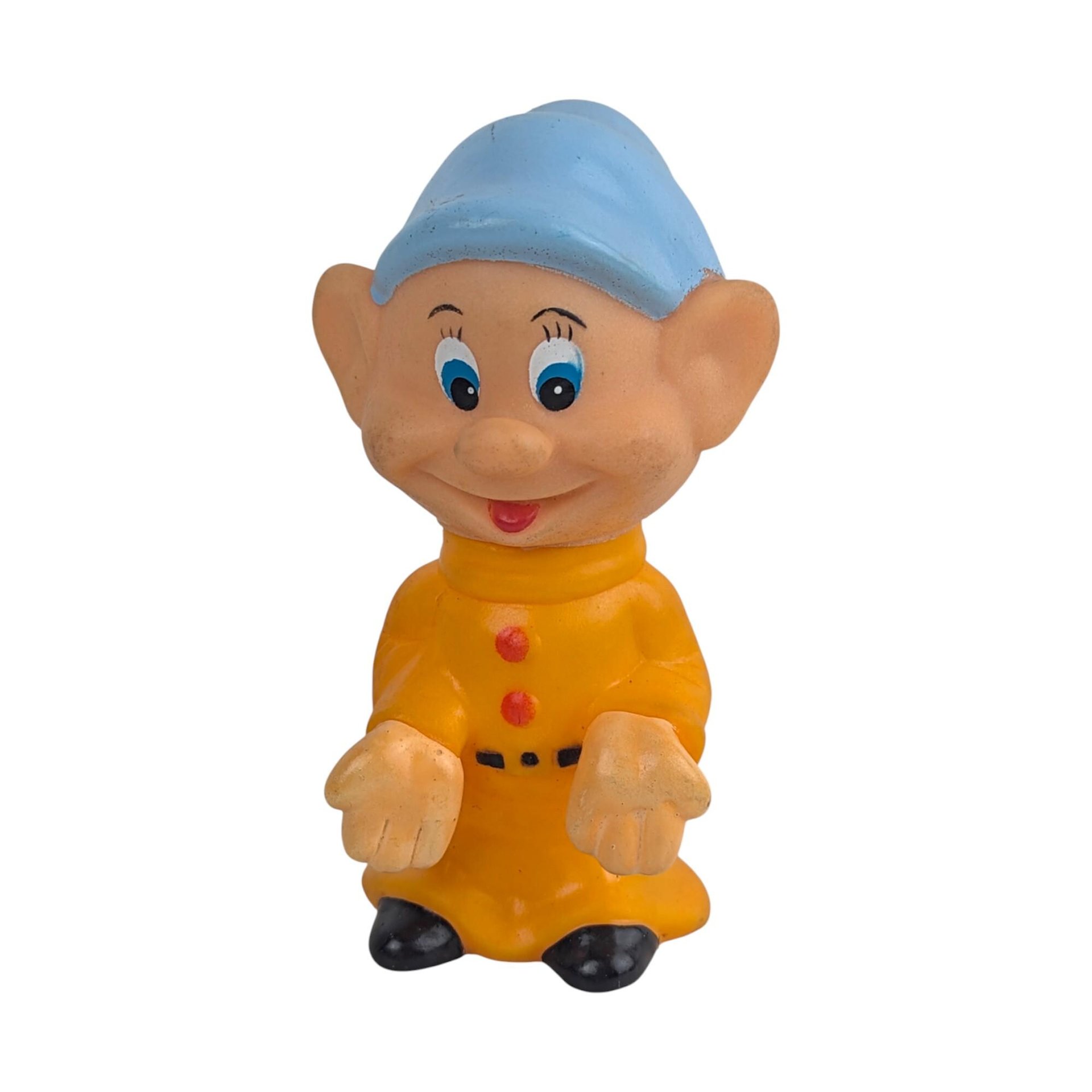 Vintage Seven Dwarfs Figure Your Choice: Disney Snow White Squeak Toy Collectible