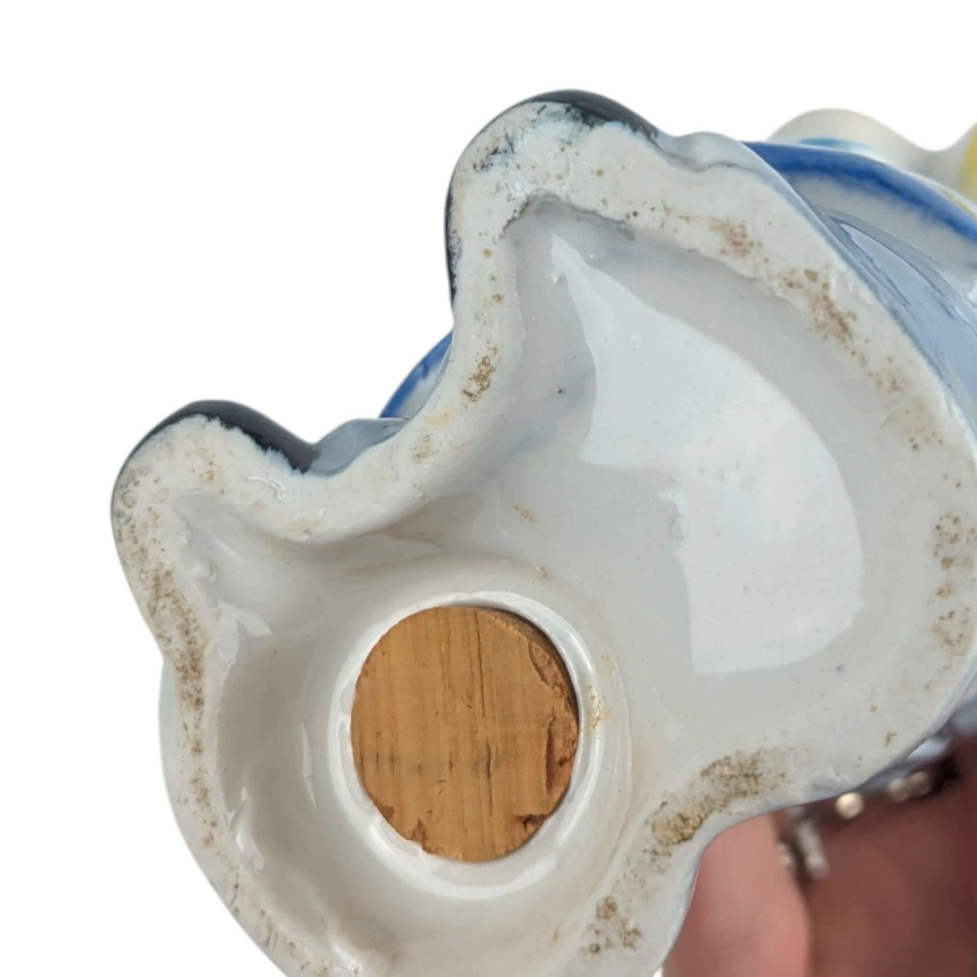 Vintage Ceramic Chef Grated Cheese Shaker: Figural Kitchen Decor