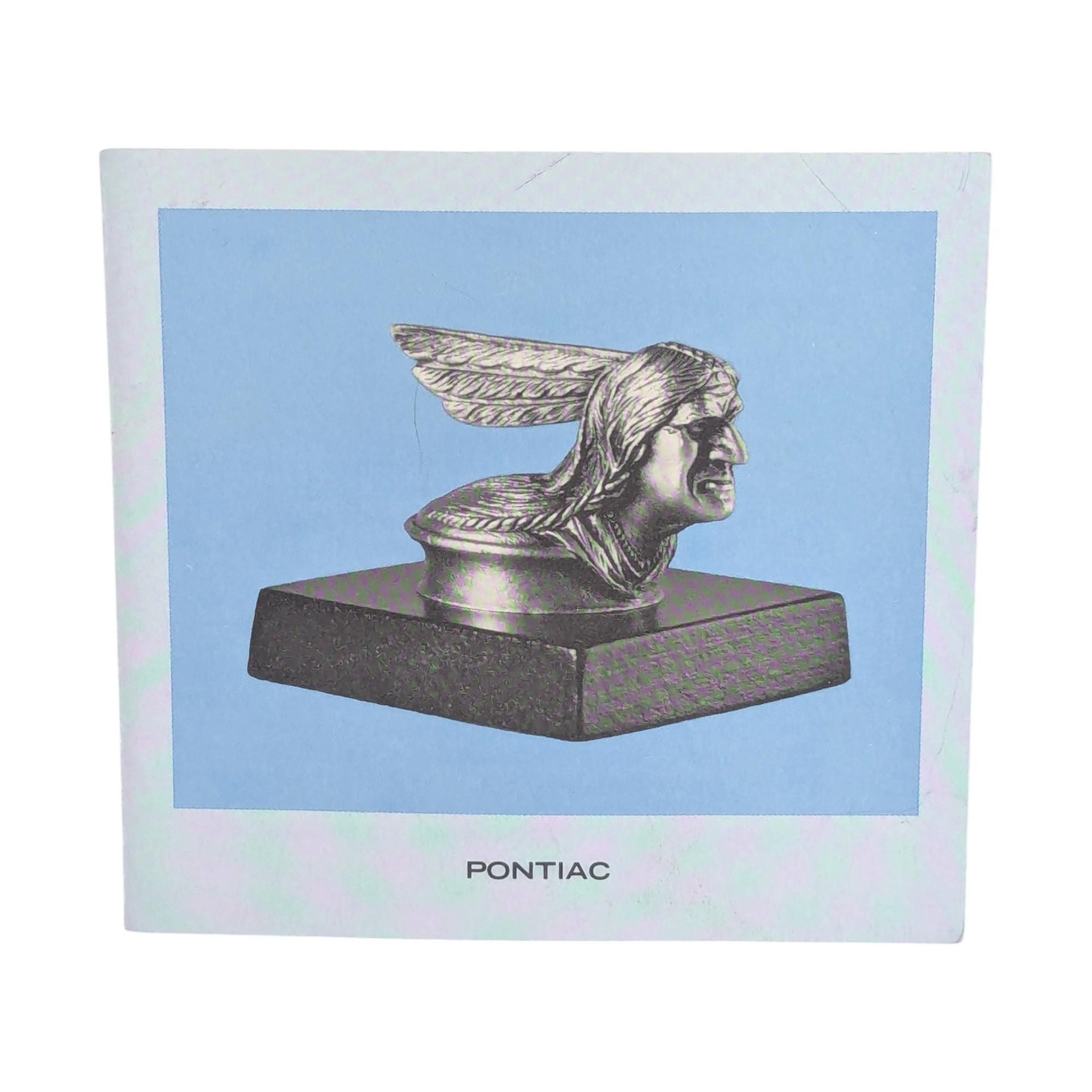 Vintage 1982 Pontiac Pewter Hood Ornament: Franklin Mint Chief Sculpture