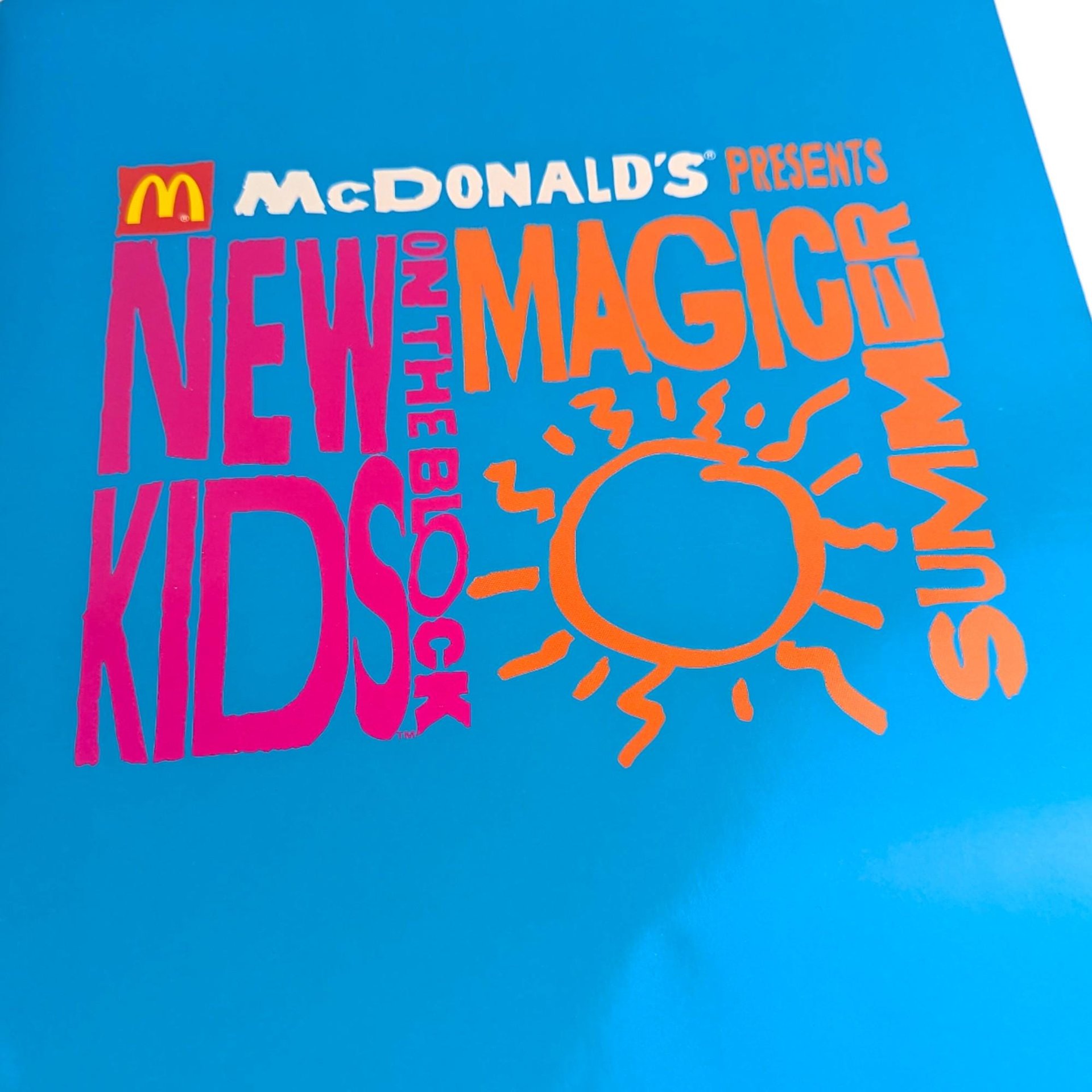 1990 New Kids on the Block Book: McDonald's Magic Summer NKOTB Memorabilia