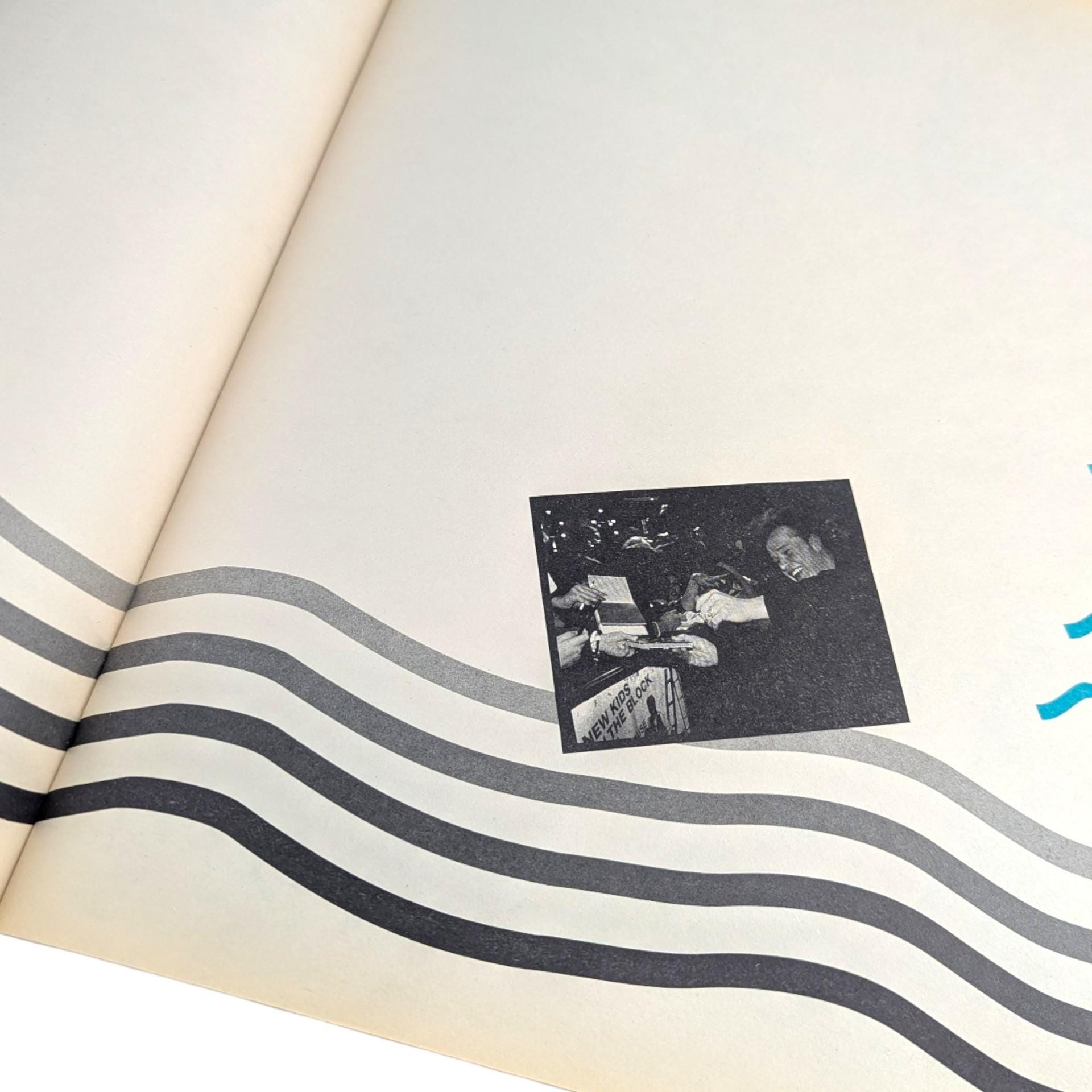 Vintage 1990 New Kids on the Block Scrapbook: Scholastic Official NKOTB Memorabilia