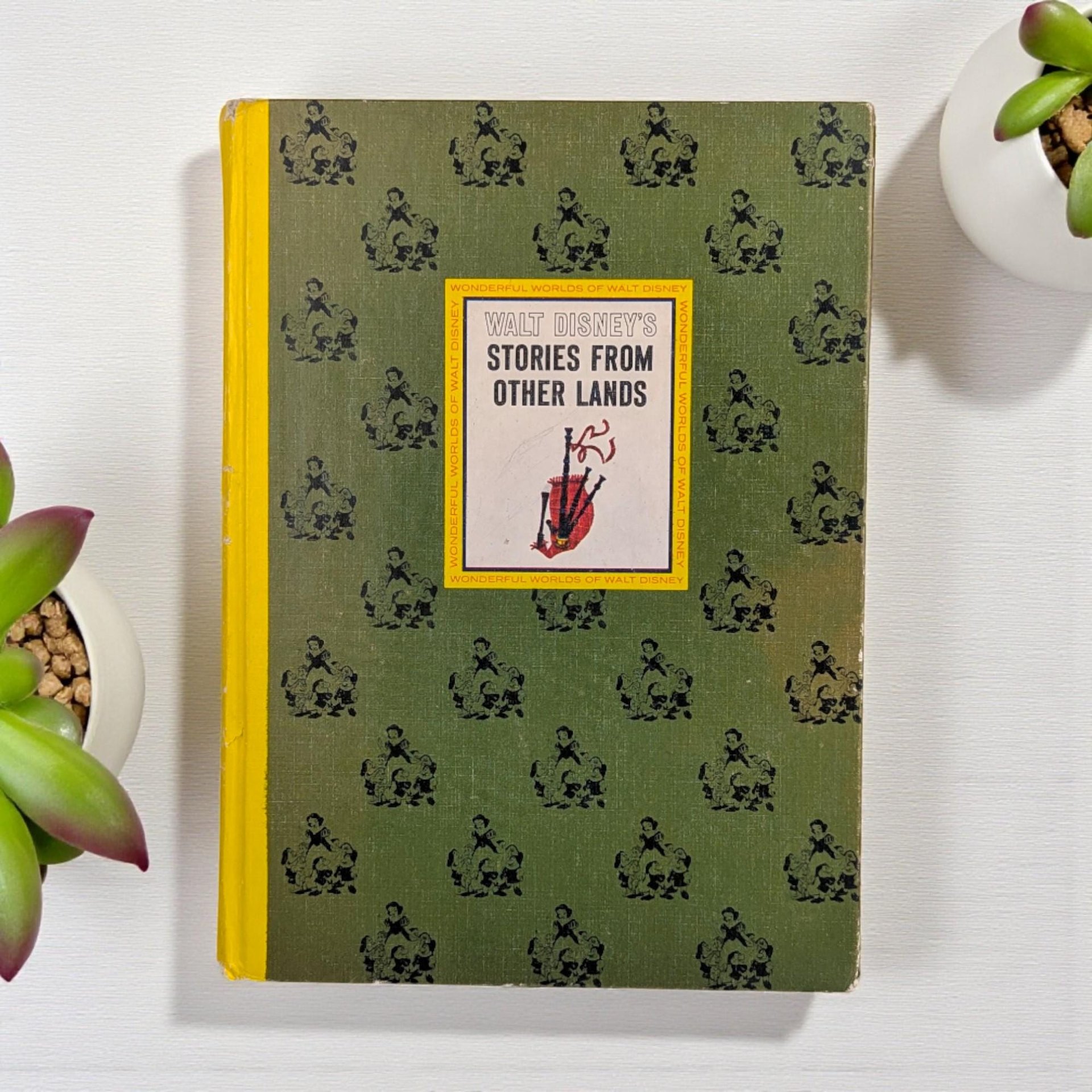 Vintage 1965 Walt Disney's Stories From Other Lands: Wonderful Worlds of Disney Book