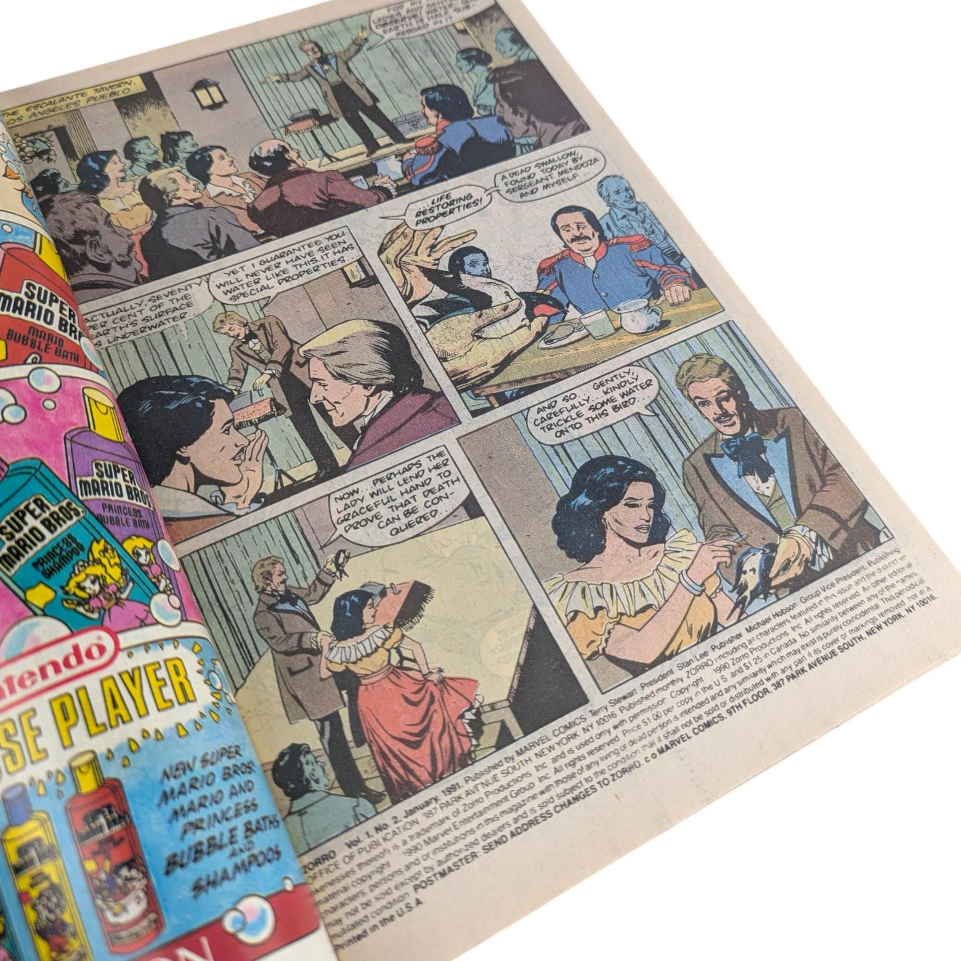 Vintage 1991 Marvel Zorro Comics Lot: Vol 1 Issues 2 & 5, 90s Comic Books