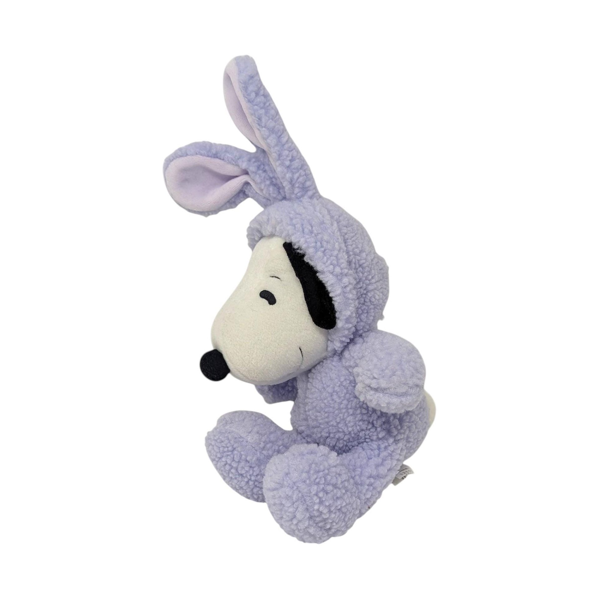 Vintage Hallmark Snoopy Plush: Peanuts Dog in Purple Bunny Suit