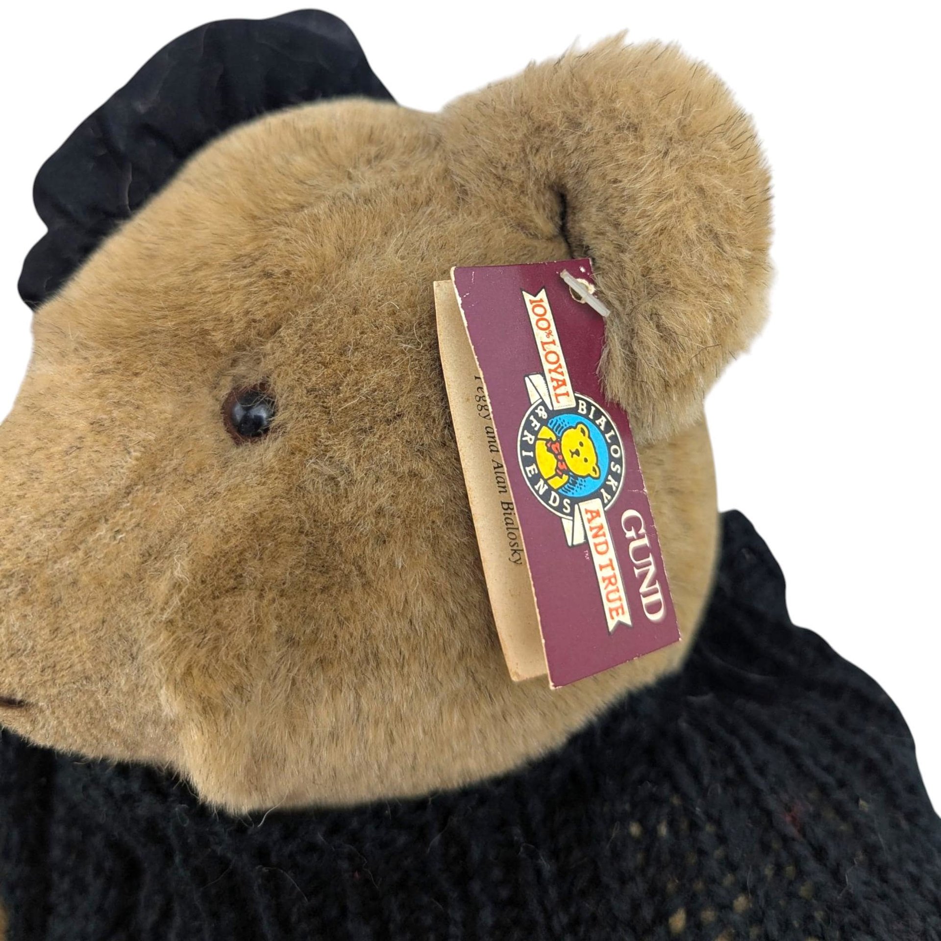 Vintage 1982 Bialosky Artist Bear: Gund Teddy with French Beret & Sweater