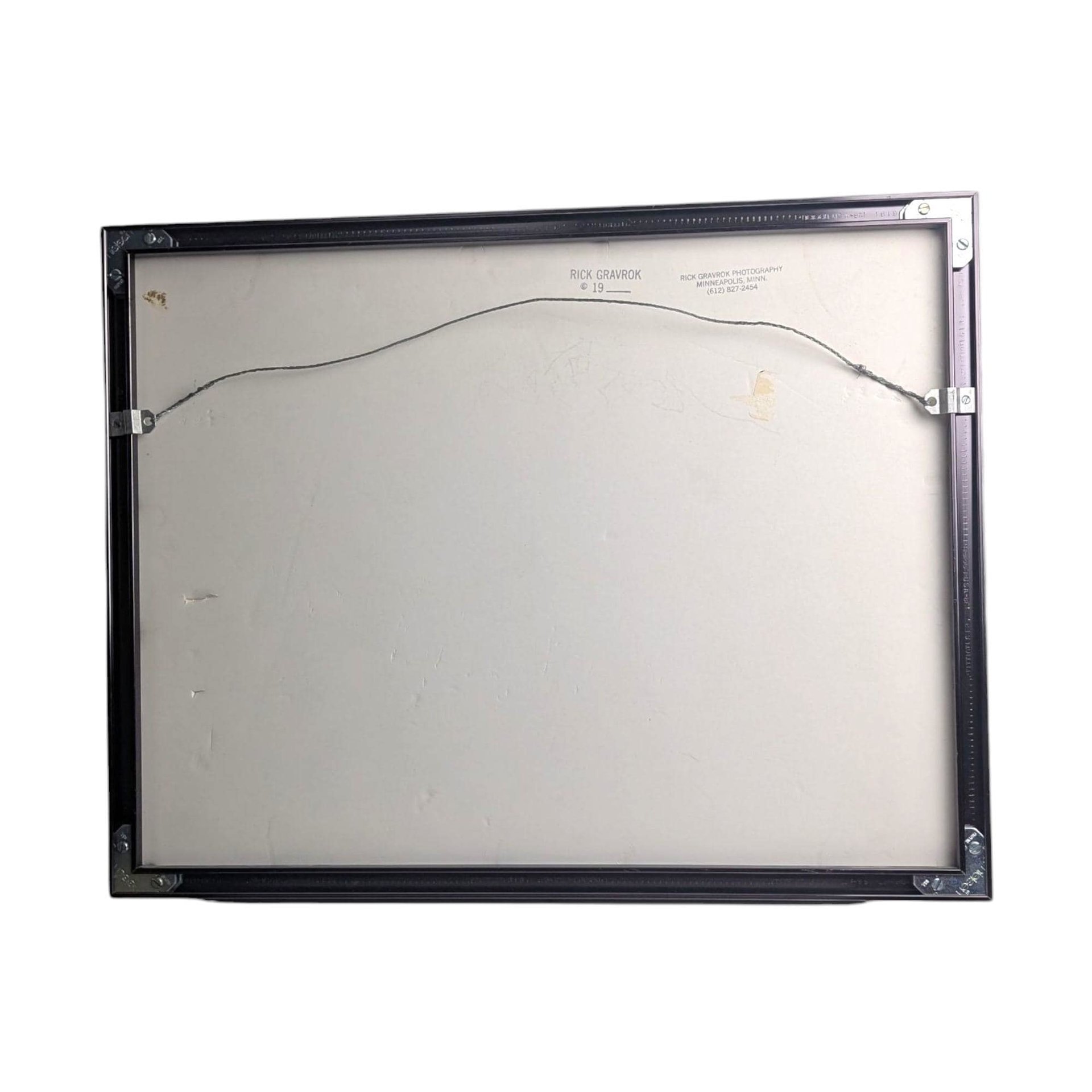 Vintage 1987 Minneapolis Print: Rick Gravrok World Series Skyline #1, Framed Minnesota Twins Art