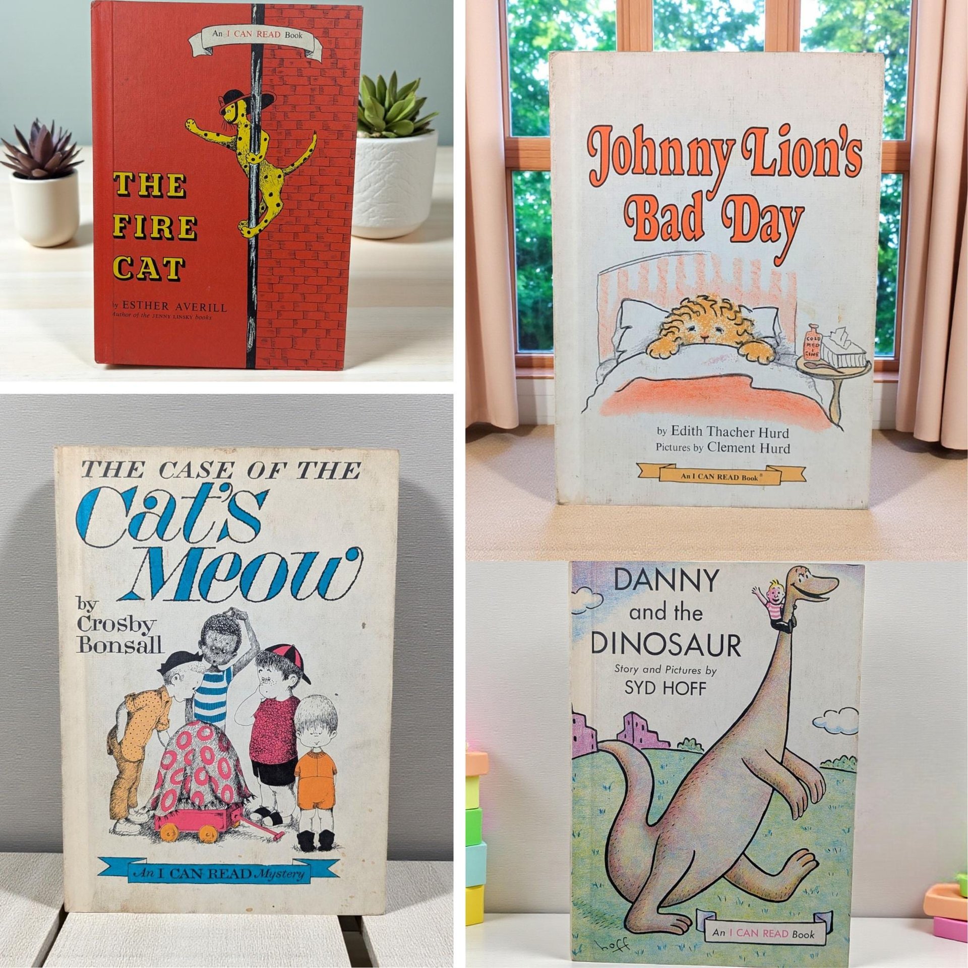 Vintage I Can Read Books: Your Choice of Classic Kids Hardcover, Syd Hoff, Esther Averill