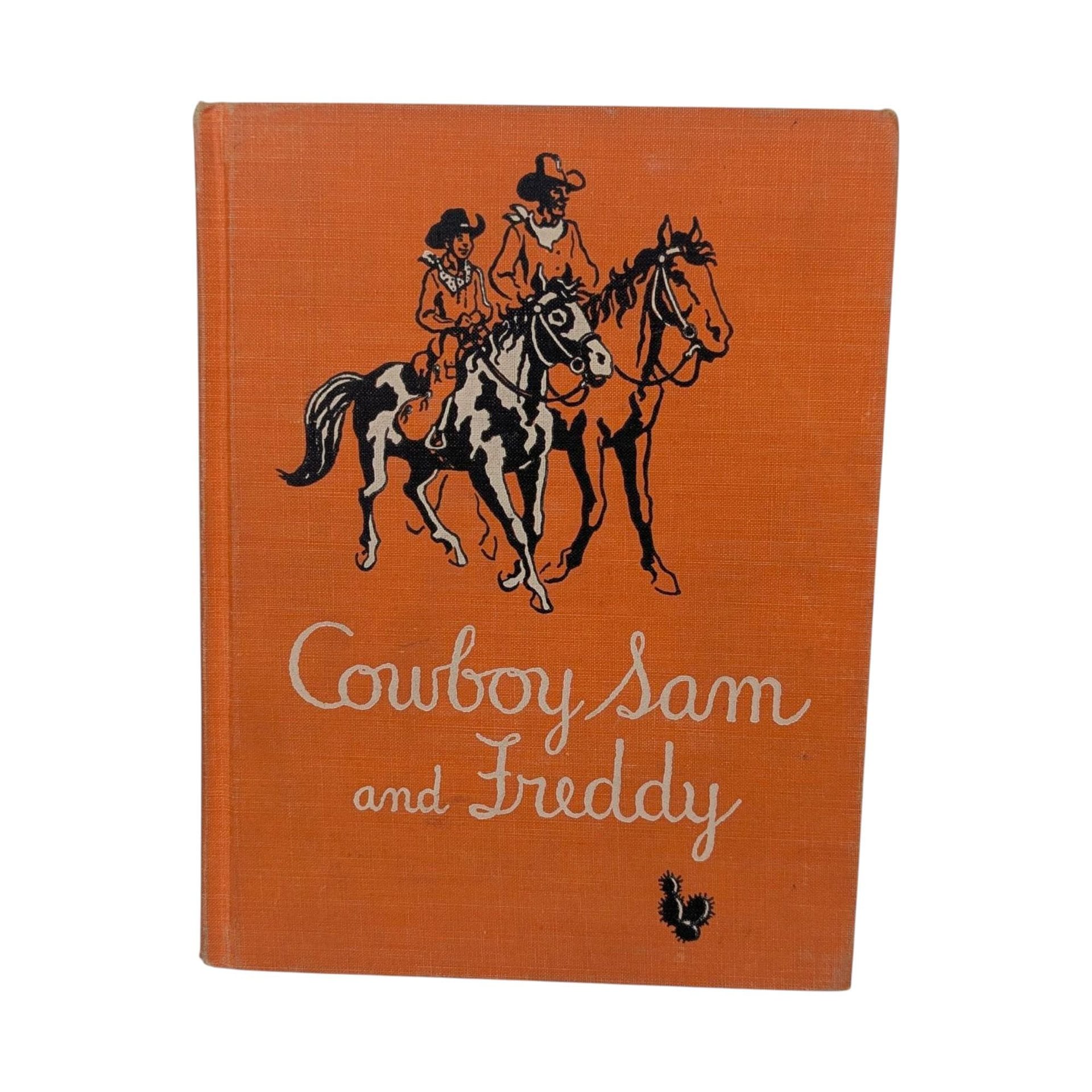 Vintage 1951 Cowboy Sam Book: Cowboy Sam and Freddy by Edna Walker Chandler, Western Reader