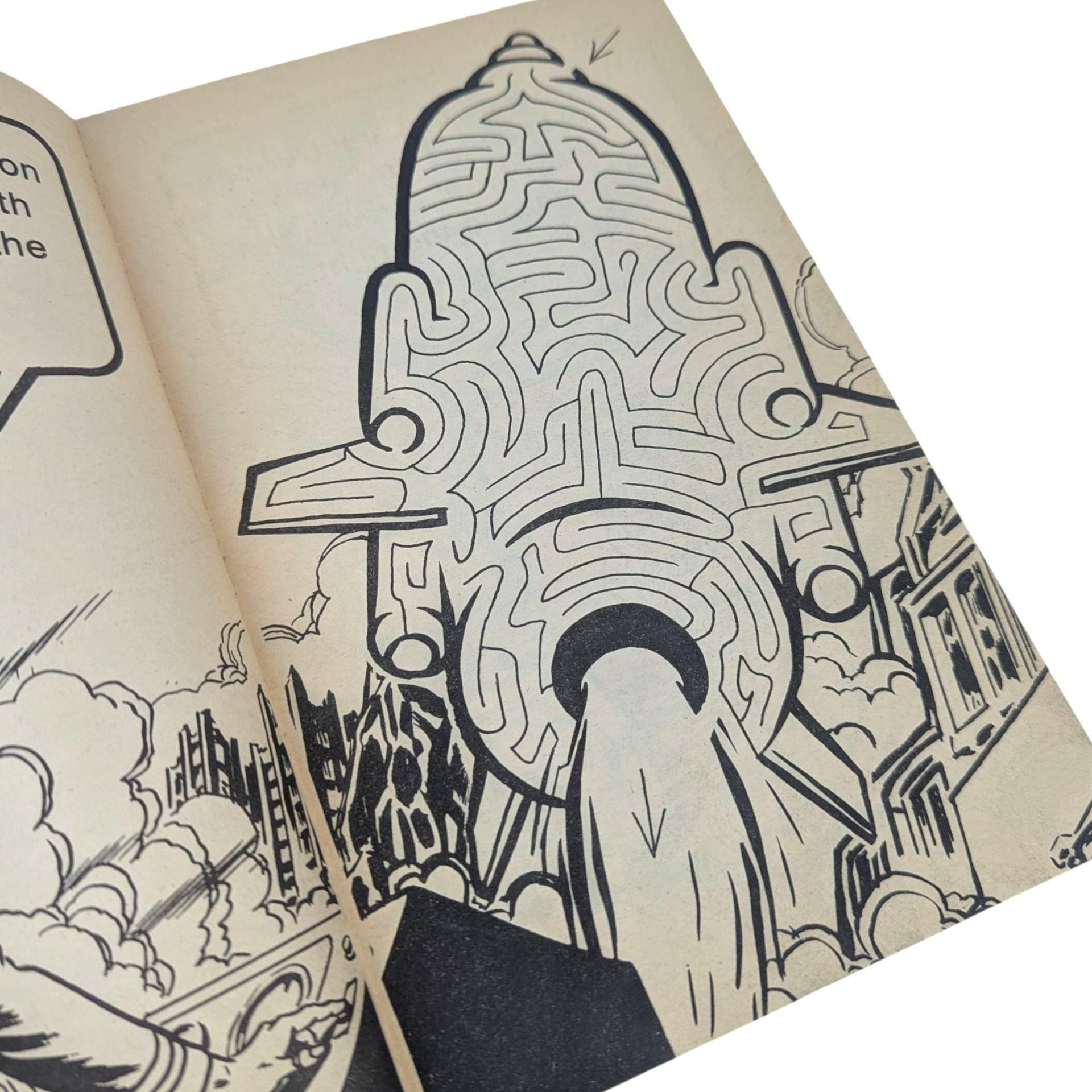 Vintage 1978 Superman Puzzle Book: DC Comics Maze Challenge, Unused Activity Book