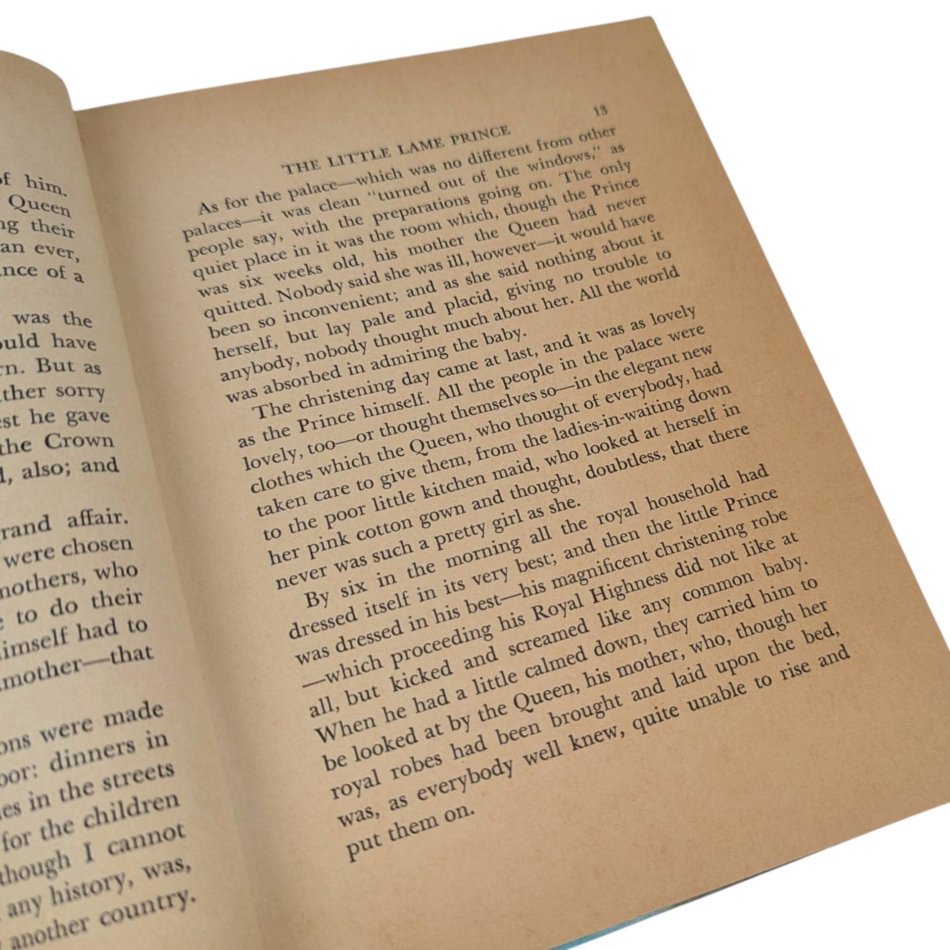 Vintage 1964 The Little Lame Prince: Classic Fairy Tale by Miss Mulock, Hardcover Novel