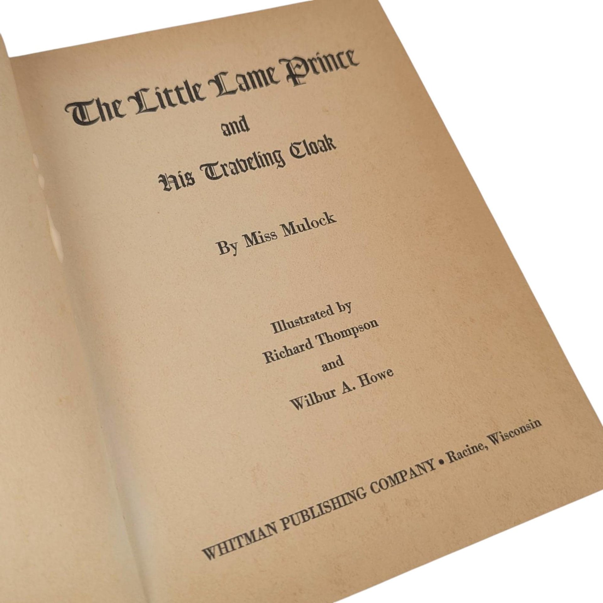 Vintage 1964 The Little Lame Prince: Classic Fairy Tale by Miss Mulock, Hardcover Novel