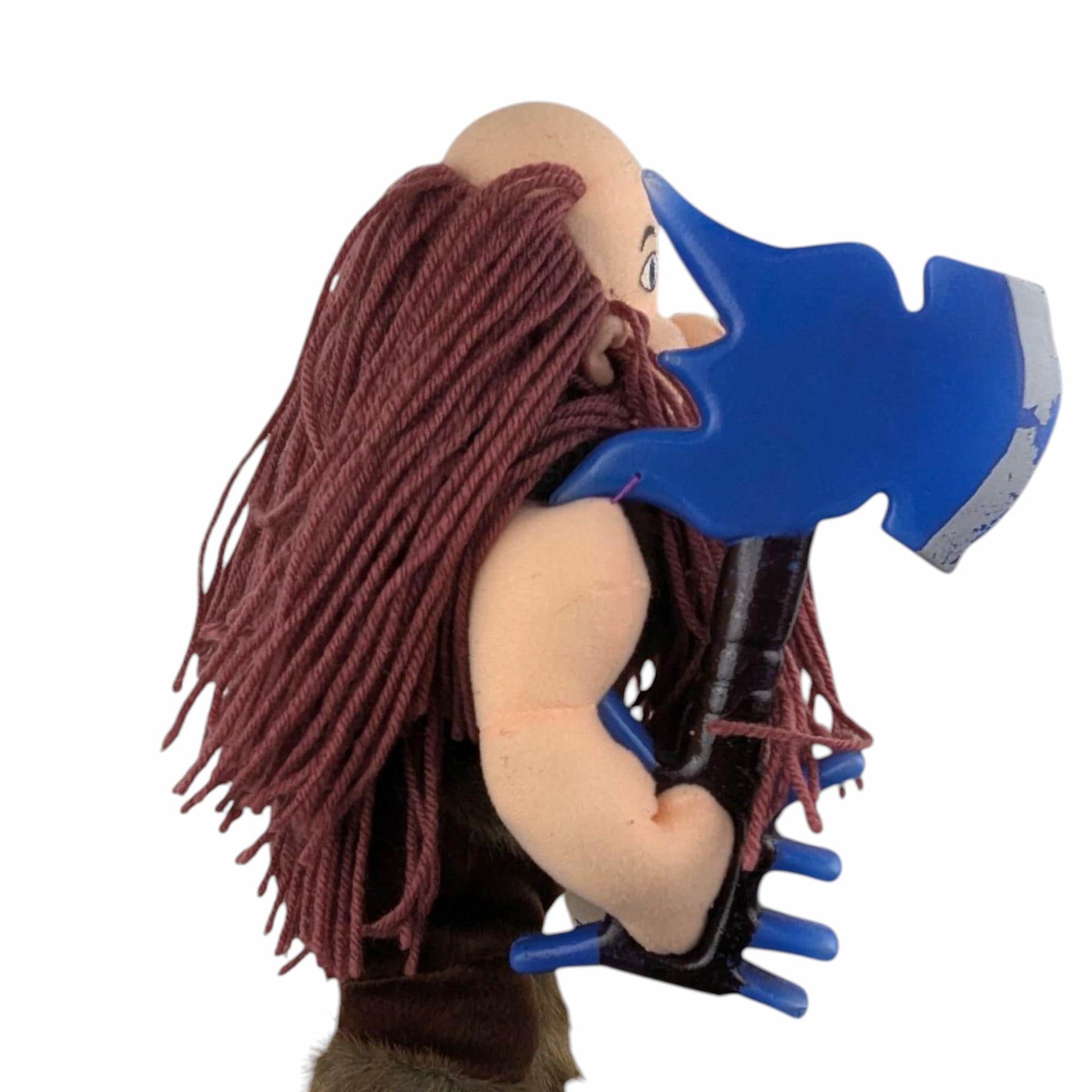 Vintage 1990s Ragnar Plush Doll: Minnesota Vikings NFL Mascot Toy