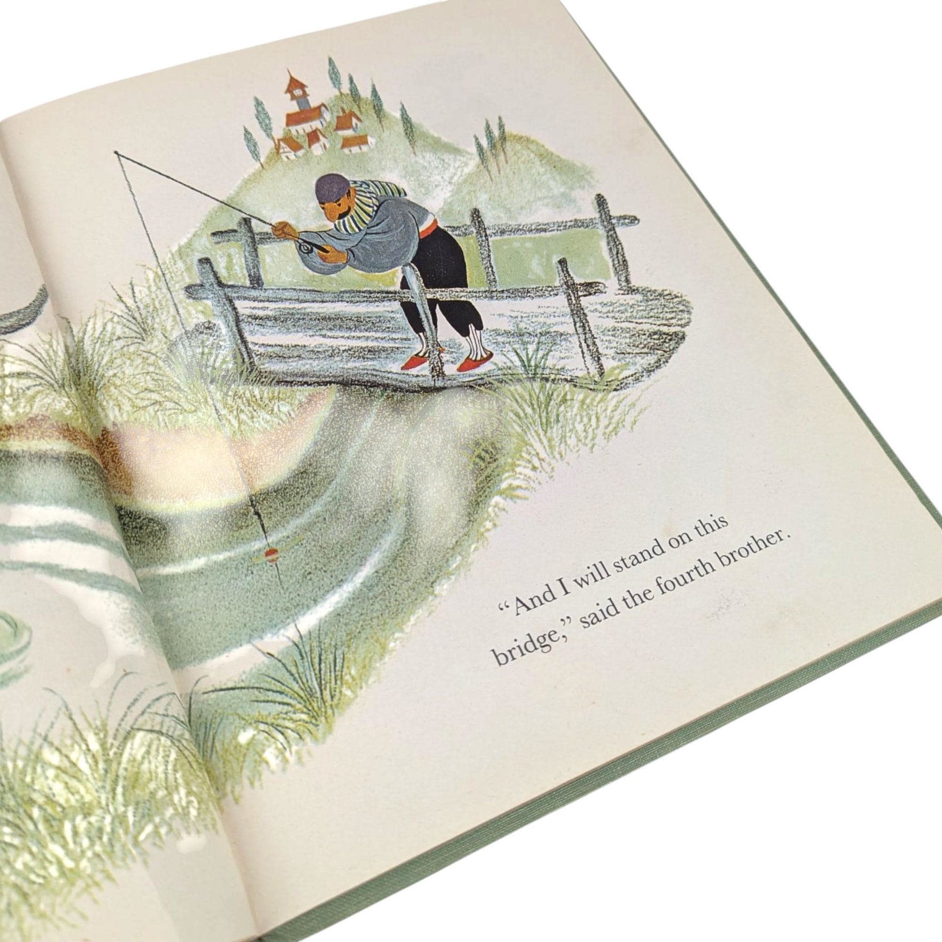 Vintage 1957 Six Foolish Fishermen: Benjamin Elkin Picture Book