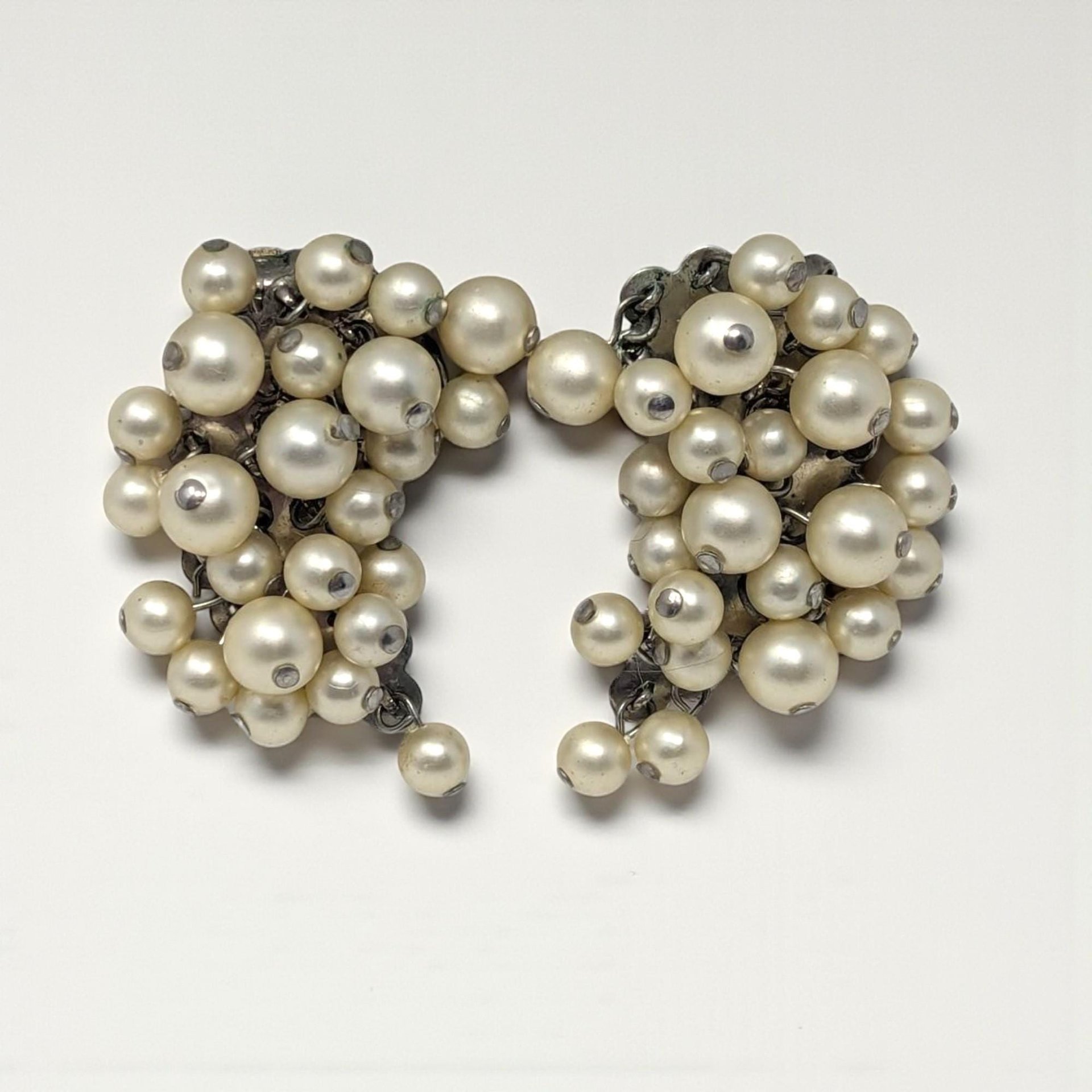 Vintage Earring Collection Your Choice: Faux Pearl, Moonglow, or Tiger Eye