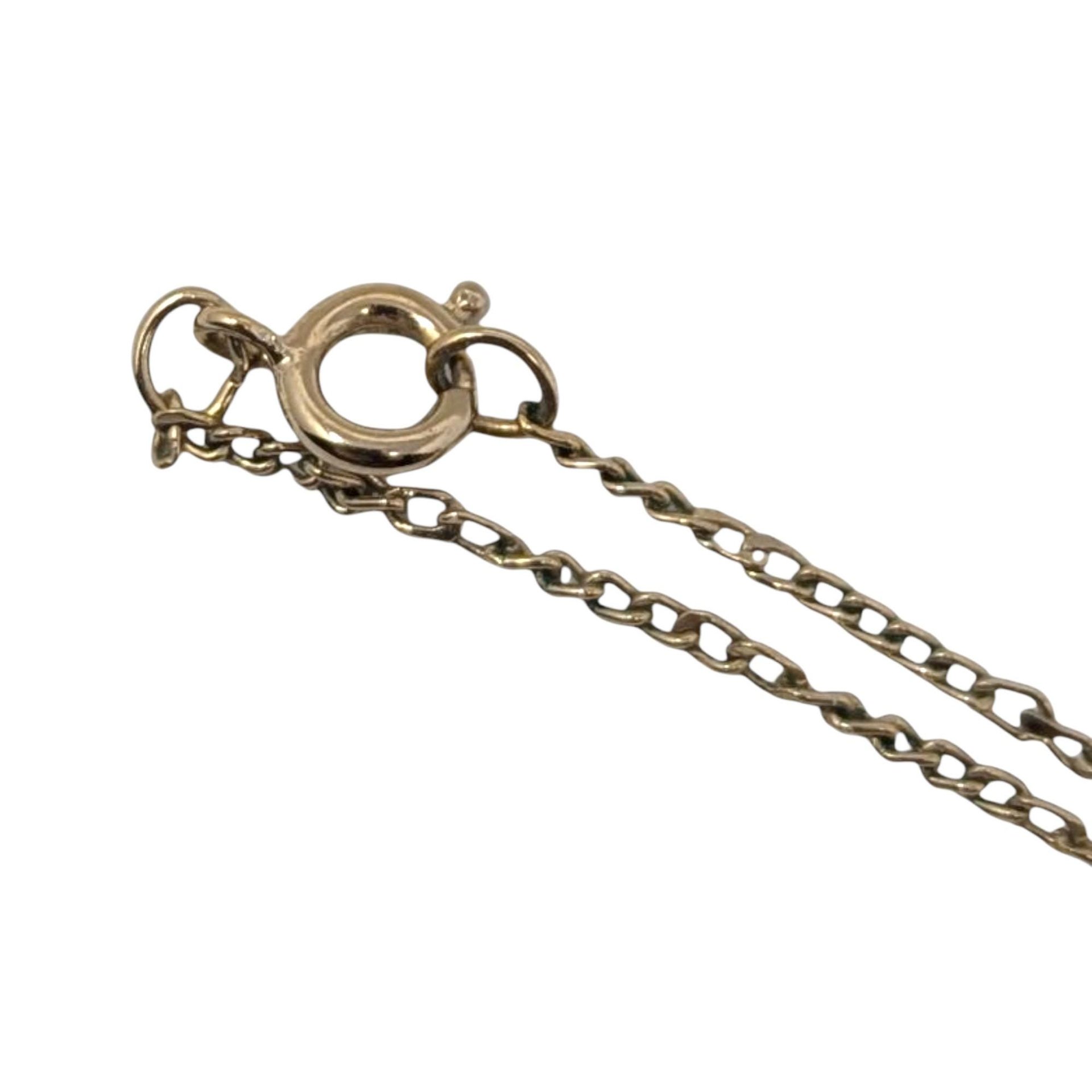 Vintage 1975 Avon Marigold Necklace: October Birth Flower Pendant