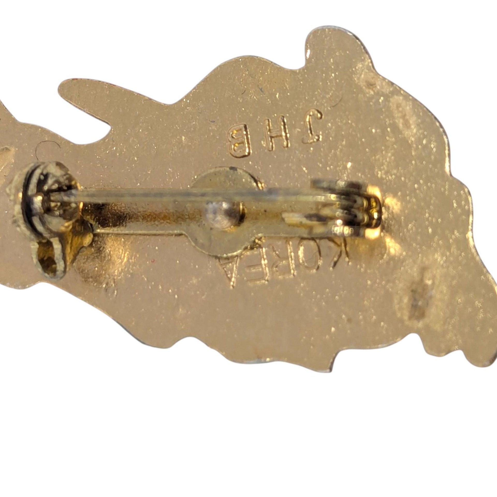 Vintage Enamel Rabbit Brooch: Peter Rabbit Style Figural Pin