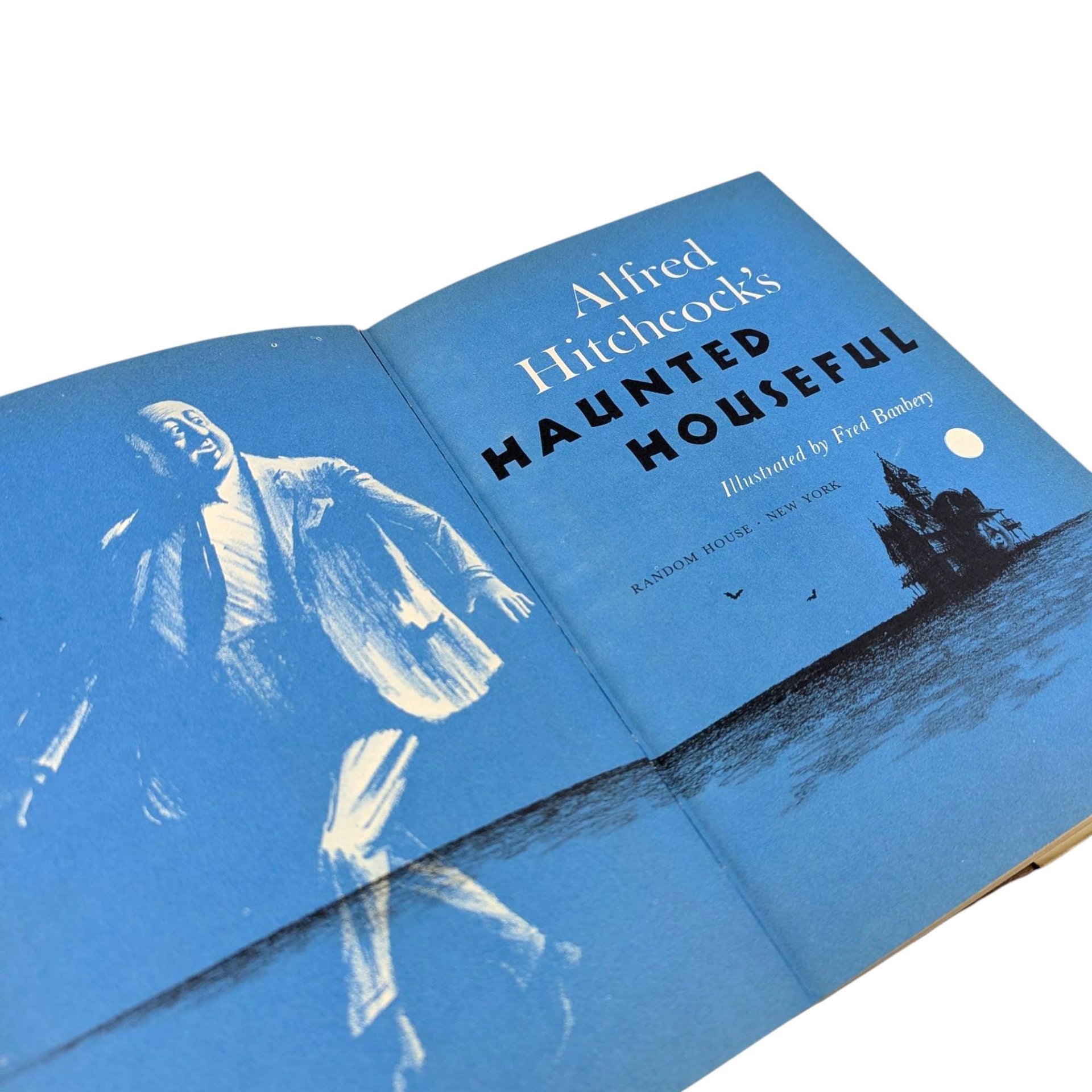 Vintage 1961 "Haunted Houseful": Alfred Hitchcock Hardcover Ghost Story Book