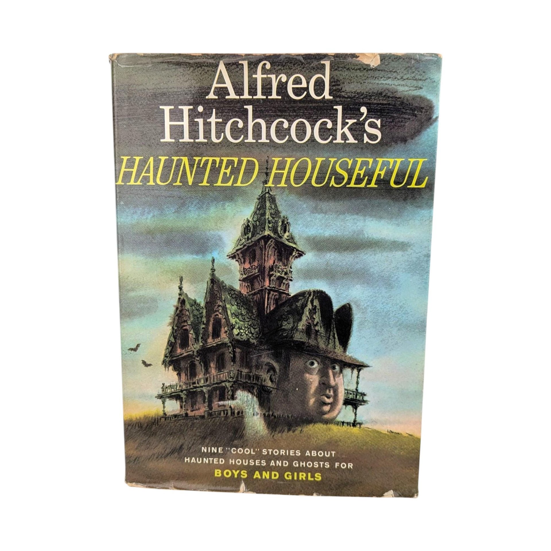 Vintage 1961 "Haunted Houseful": Alfred Hitchcock Hardcover Ghost Story Book