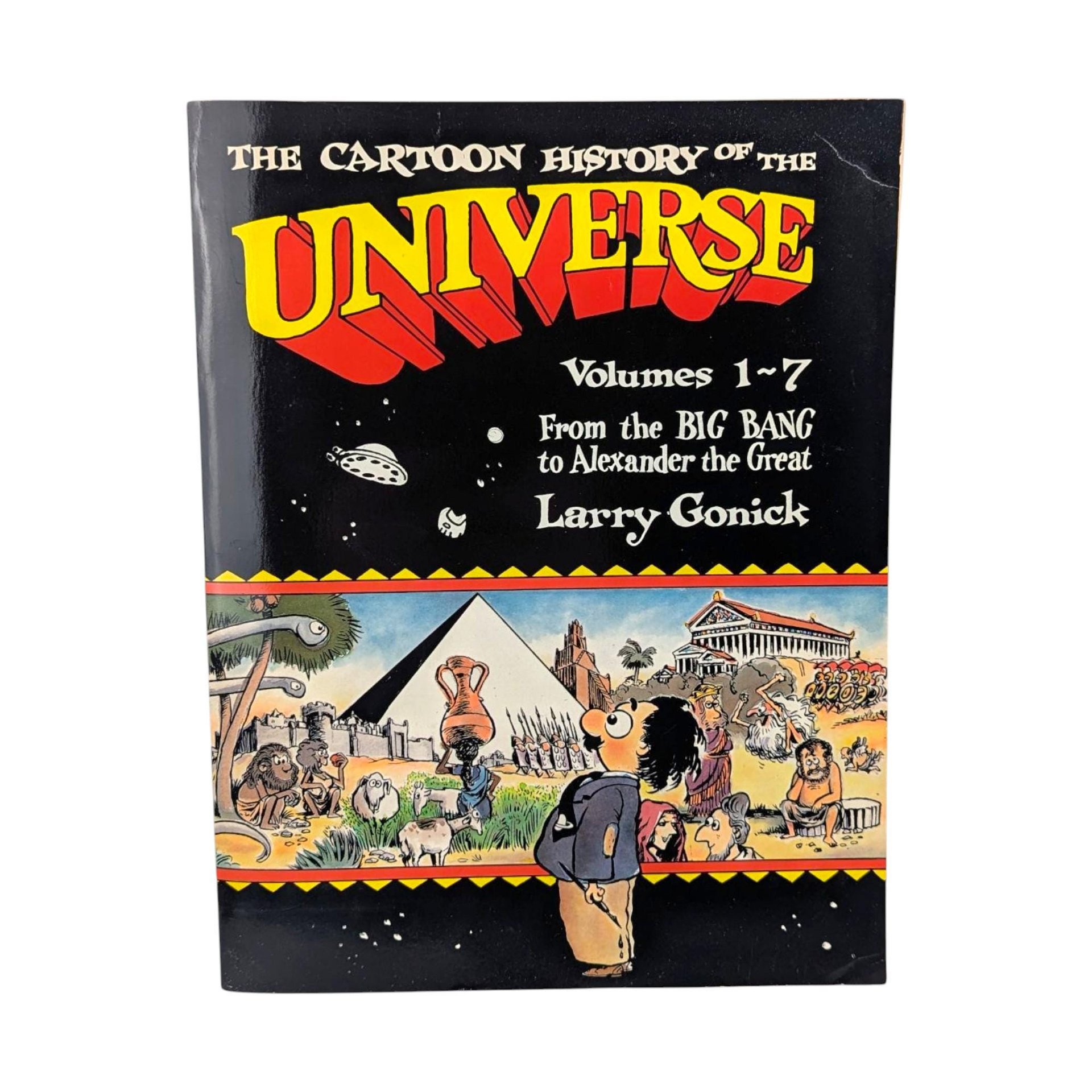 Vintage 1990 Cartoon History of the Universe: Larry Gonick Softcover Book