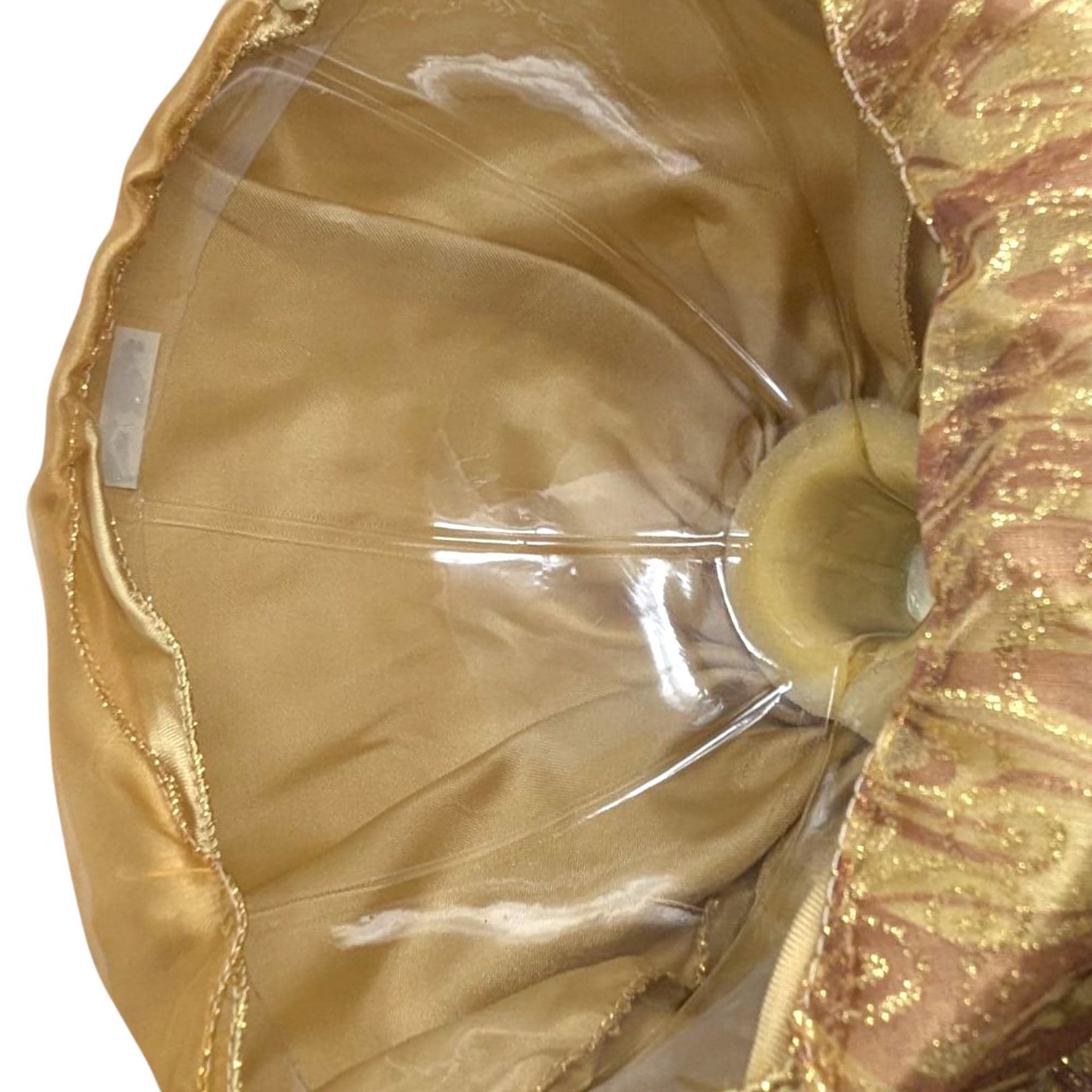 Vintage 1990s Gold Angel Tree Topper: JCPenney Kneeling Figure