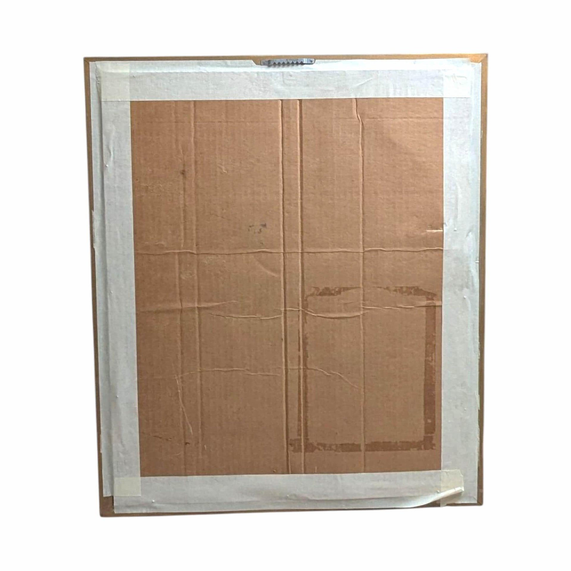 Vintage Egyptian Papyrus Painting: King Tut and Ankhesenamun