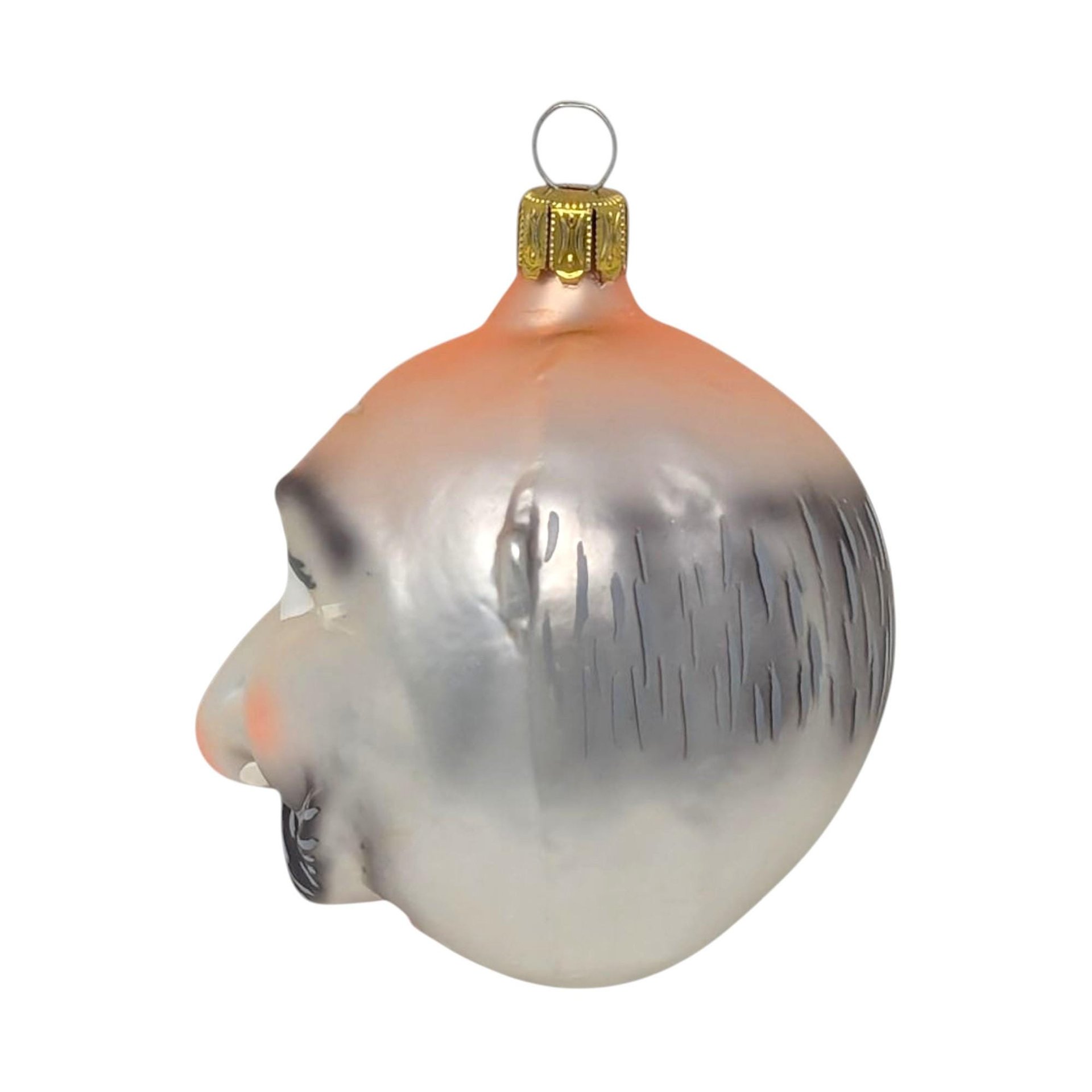 Vintage Upside Down Man Ornament: German Style Blown Glass Figurine