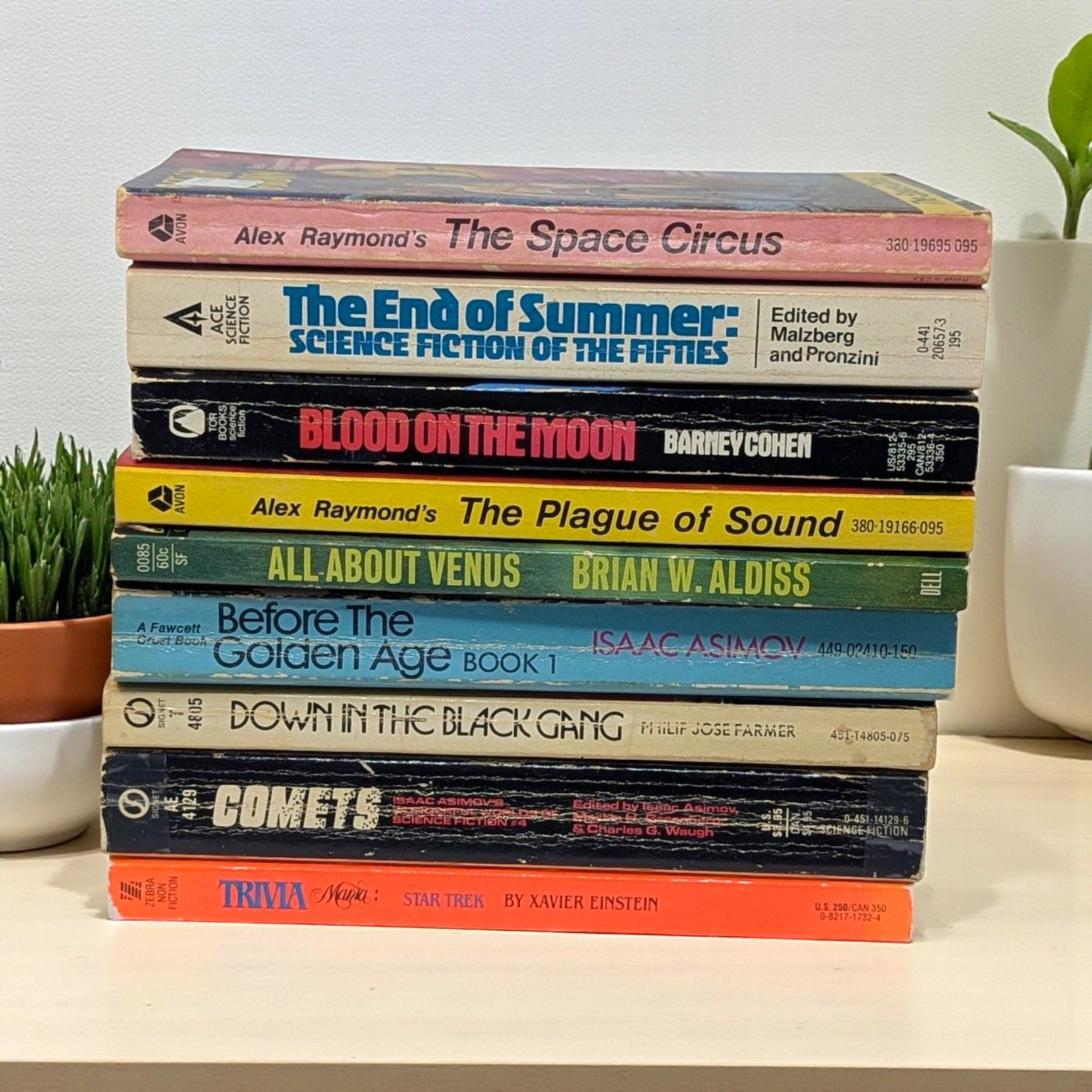 Vintage Sci-Fi Paperback: Your Choice of Asimov, Flash Gordon, or Classic SFF