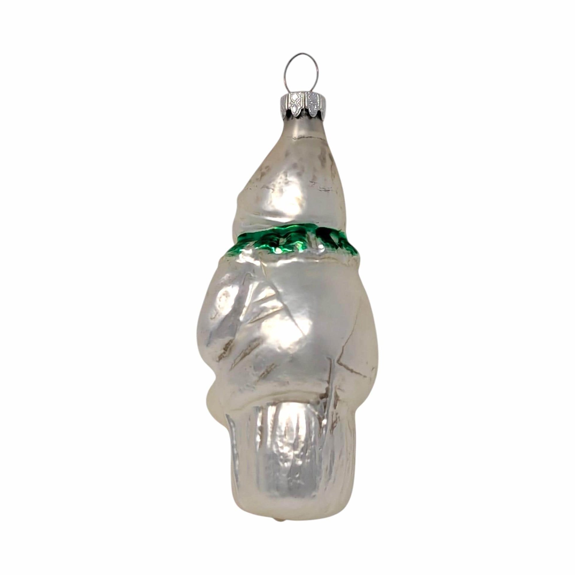 Vintage Pierrot Clown Ornament: Italian Style Blown Glass Musician Figure