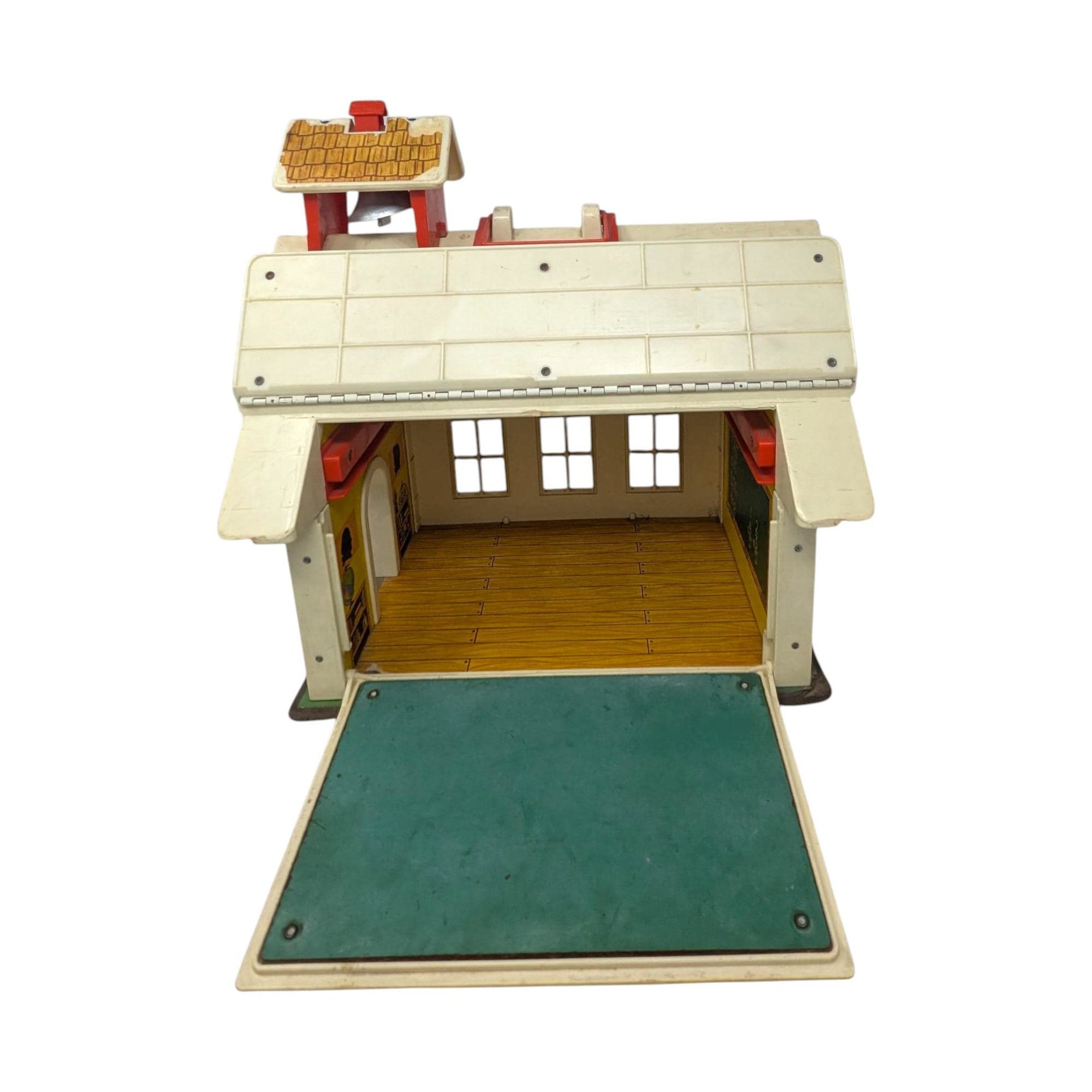 Vintage 1971 Fisher-Price Schoolhouse: Little People Toy Playset #923