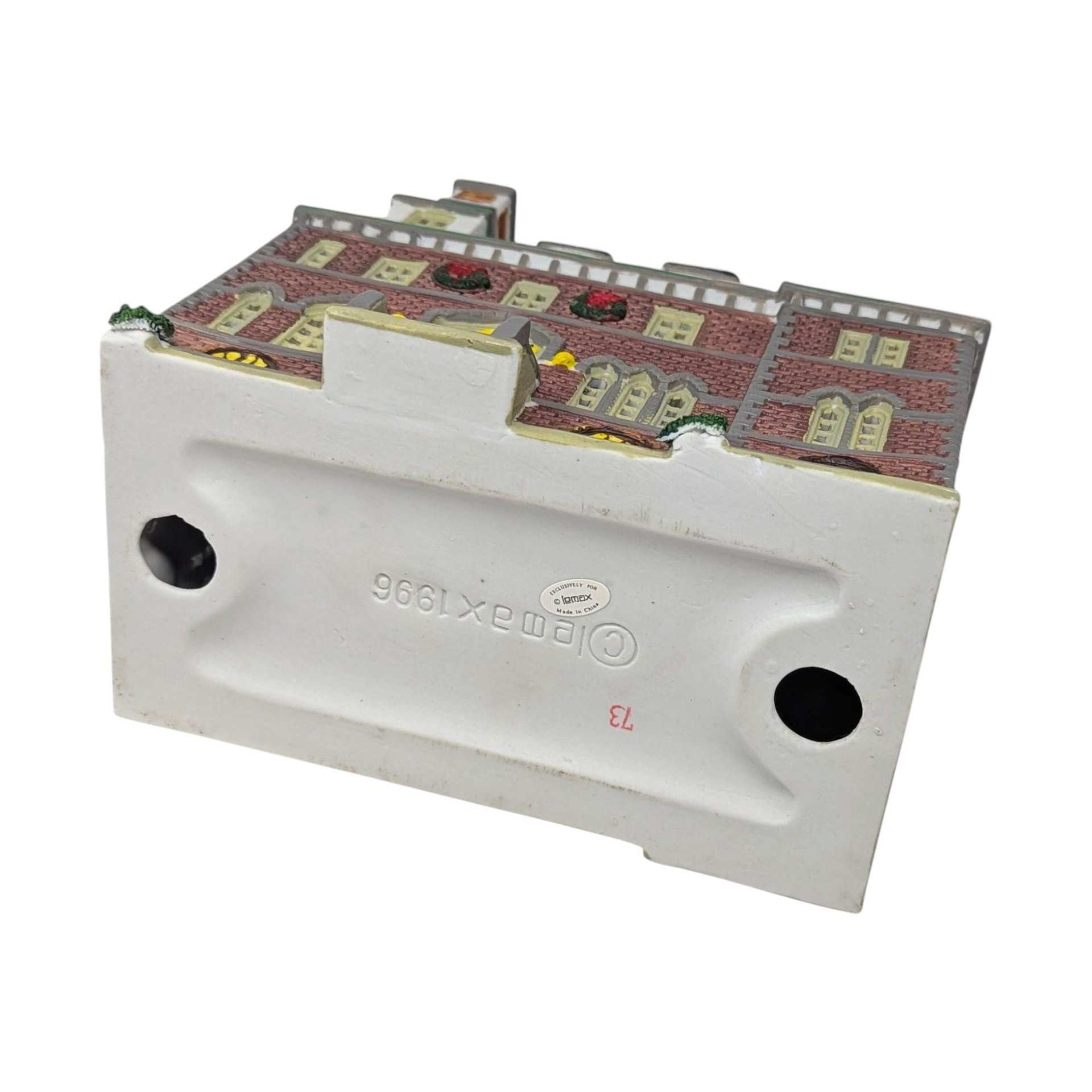 Vintage 1995 Police Station House: Lemax Dickensvale Lighted Christmas Village