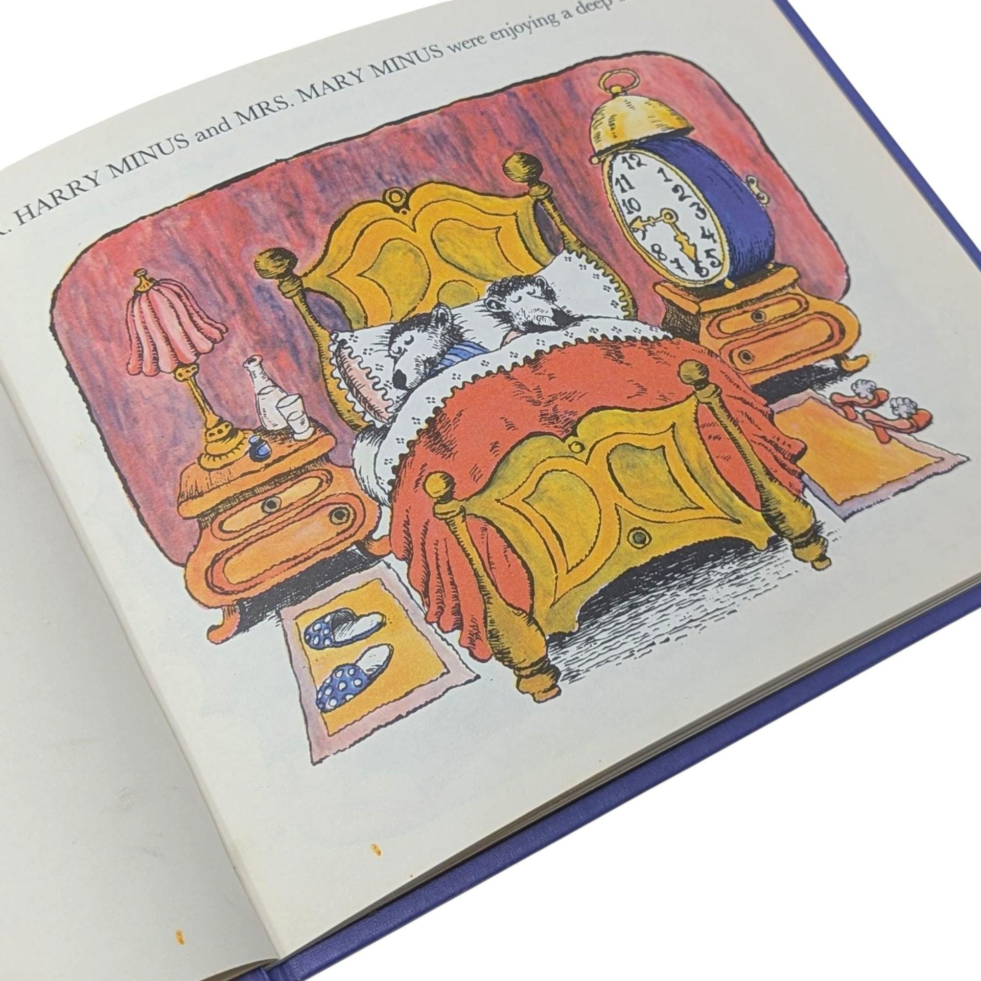 Vintage 1977 The Family Minus: Fernando Krahn Illustrated Hardcover Book