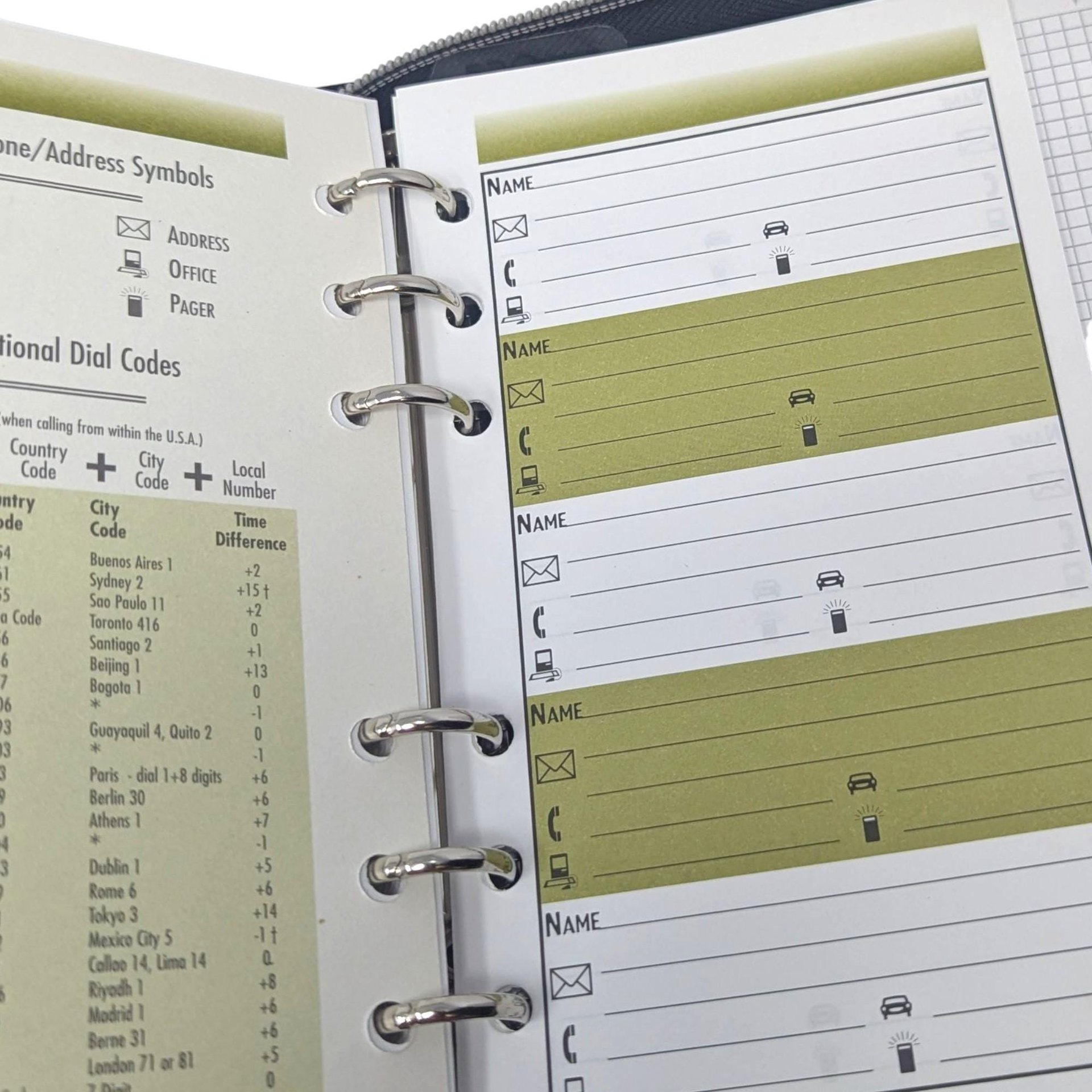 Vintage 2000 MTV Planner: Unused Y2K Organizer in Zippered Case