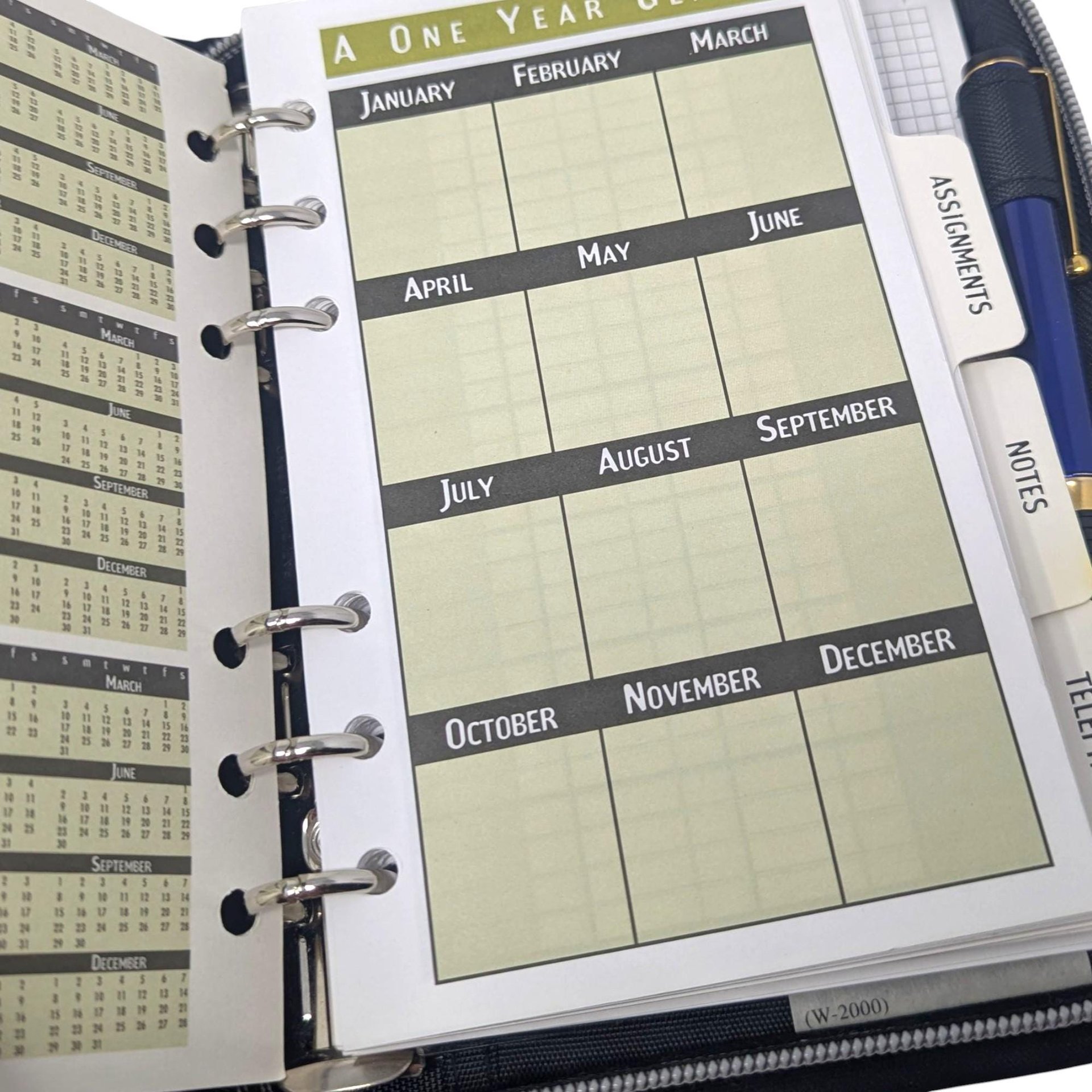 Vintage 2000 MTV Planner: Unused Y2K Organizer in Zippered Case