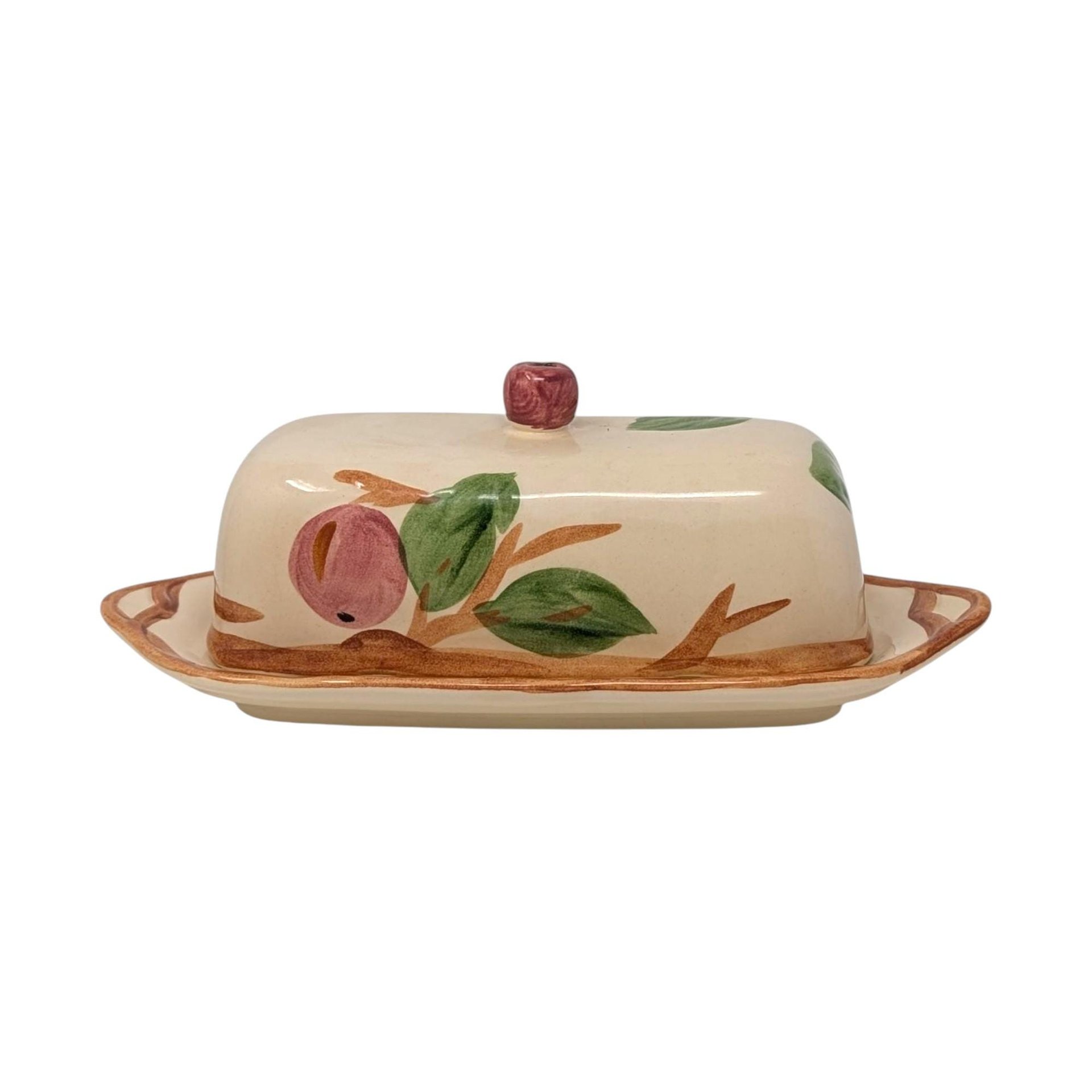 Vintage Franciscan Apple Butter Dish: Made in England Pottery