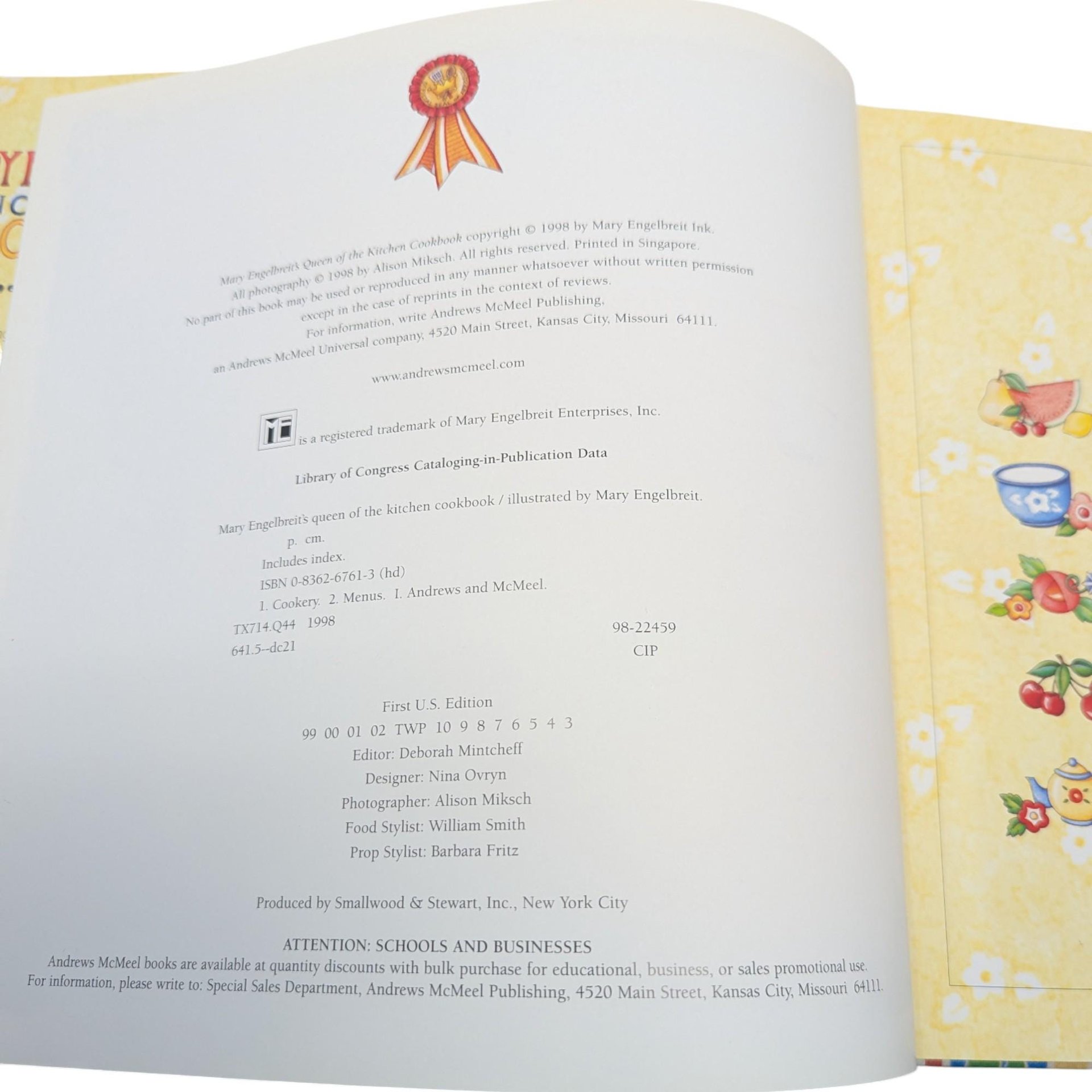 1998 Queen of the Kitchen: Mary Engelbreit Illustrated Cookbook