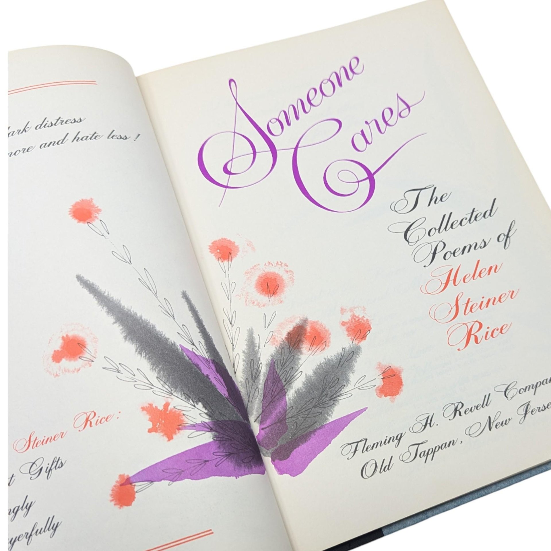 1972 Someone Cares: Helen Steiner Rice Collected Poems Hardcover Book