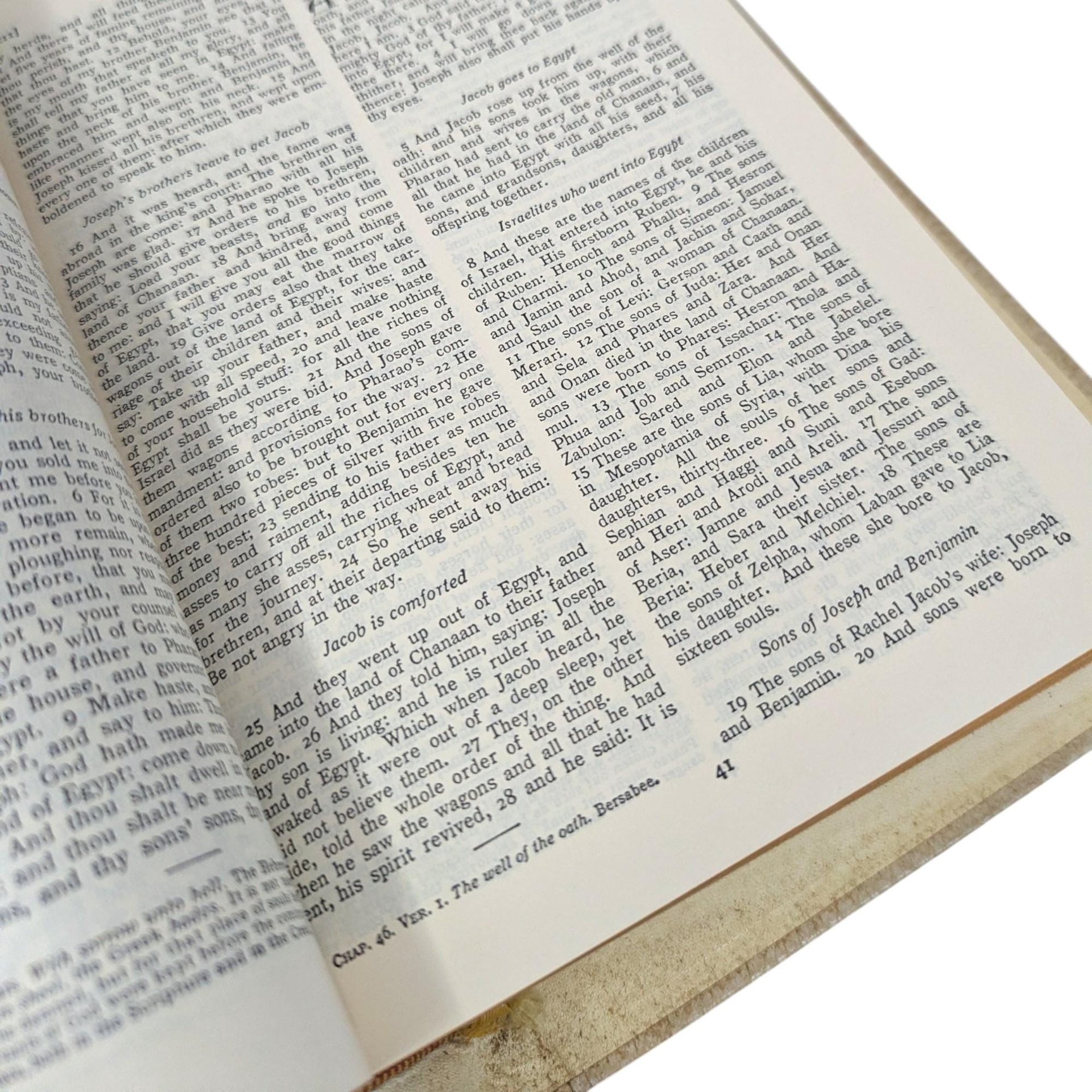 1955 Holy Bible: Thumb Indexed Gilt Edge Family Bible