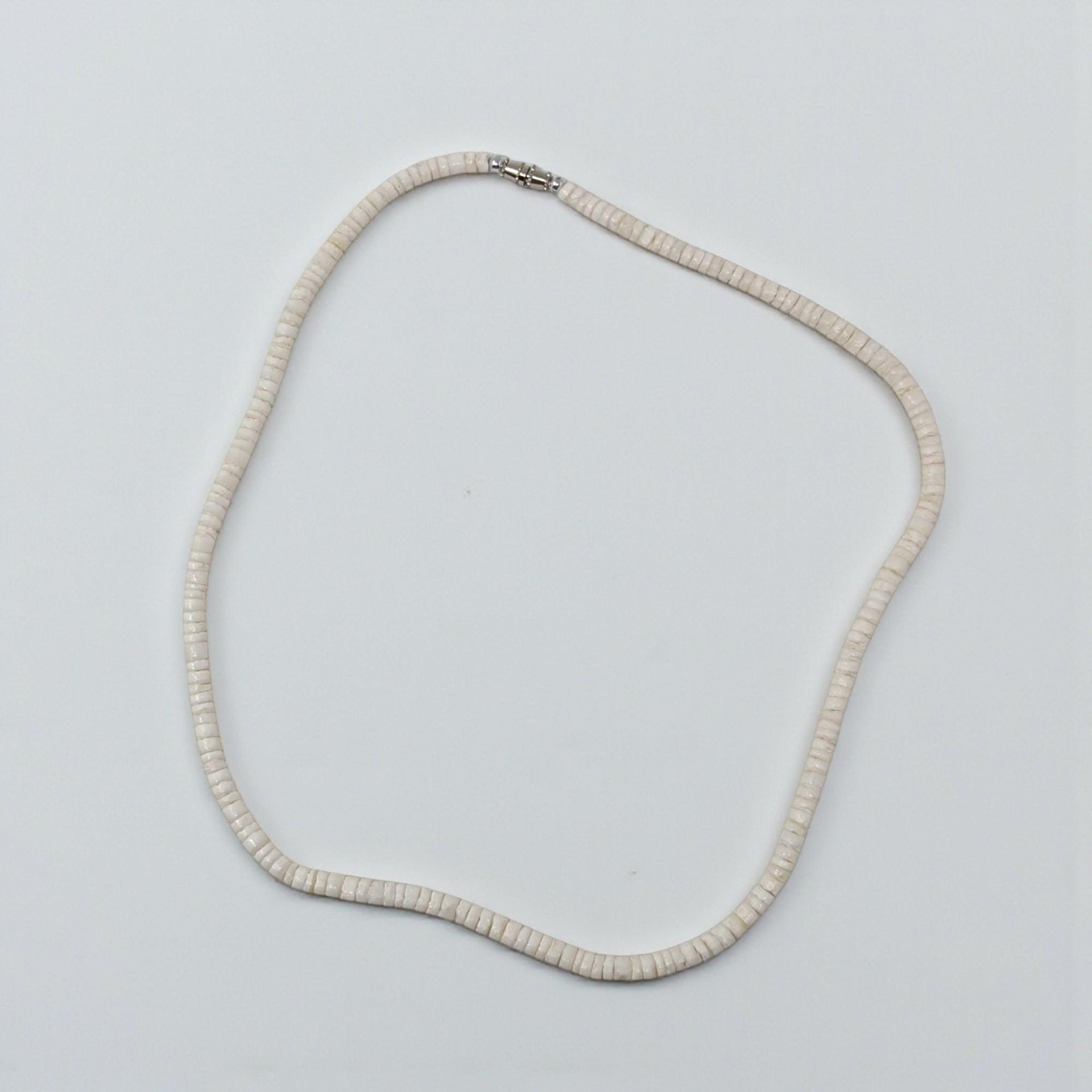 Vintage 1990s Puka Shell Choker: Your Choice of 90s Surfer Heishi Necklace