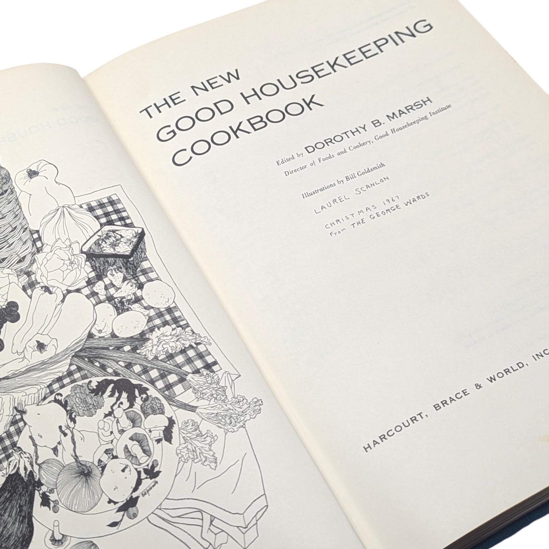Vintage 1963 The New Good Housekeeping Cookbook: Dorothy B. Marsh Hardcover
