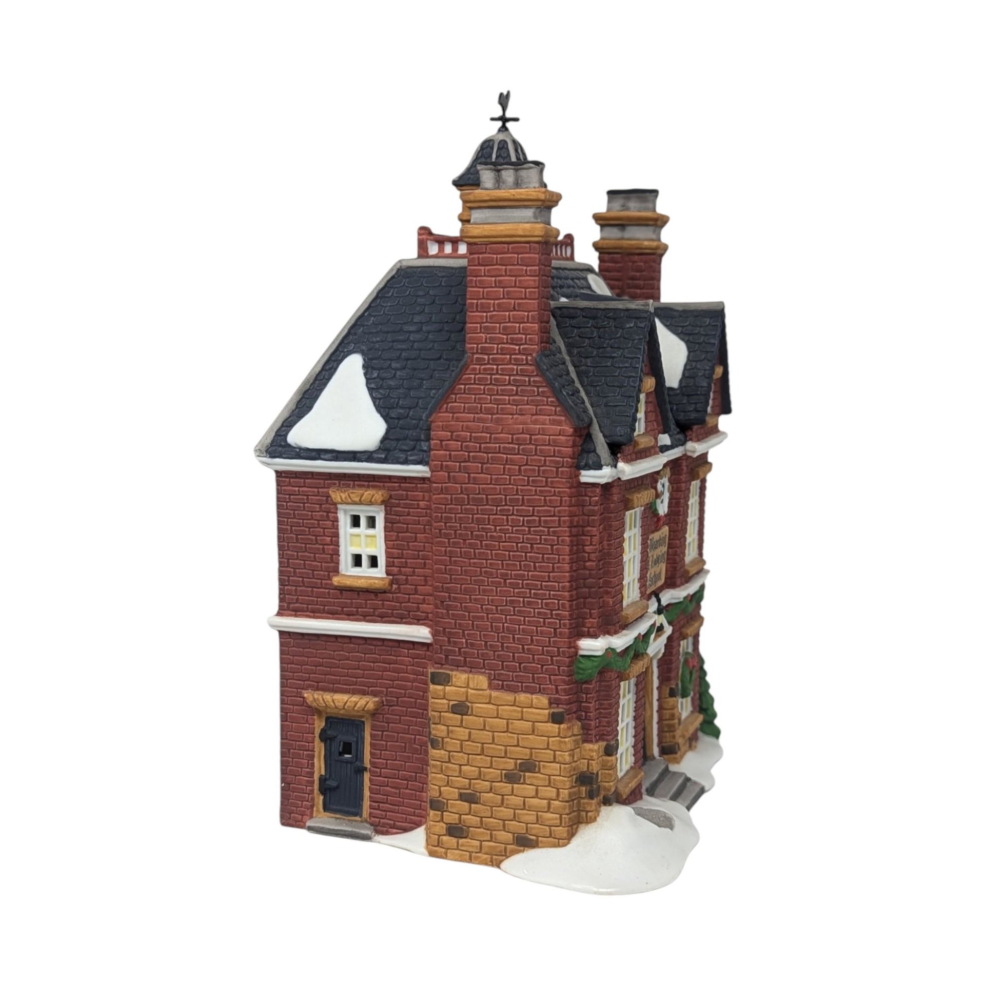 Vintage 1994 Boarding & Lodging School: Dept 56 Dickens Village Lighted House