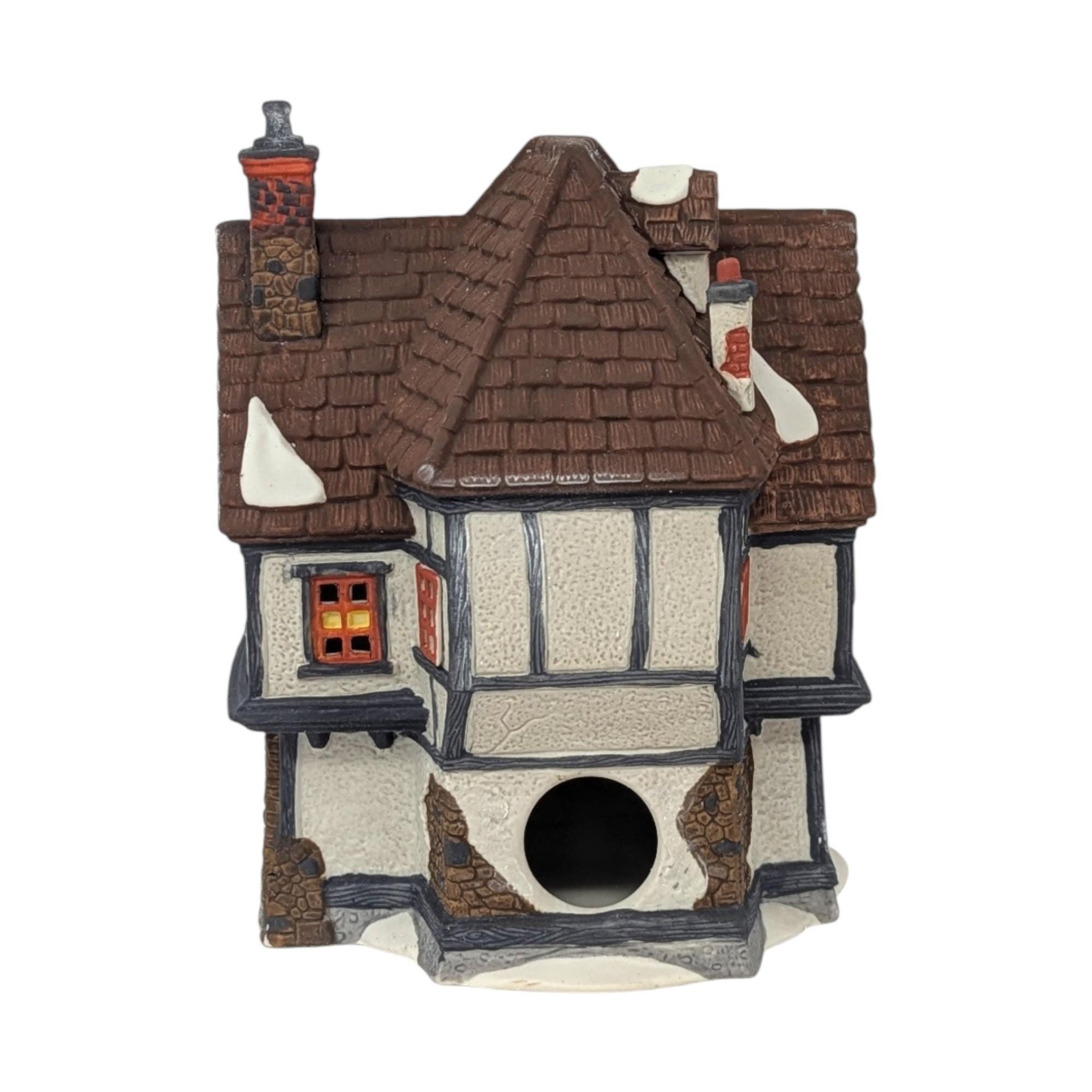 Vintage 1990 Tutbury Printer: Dept 56 Dickens' Village Porcelain House