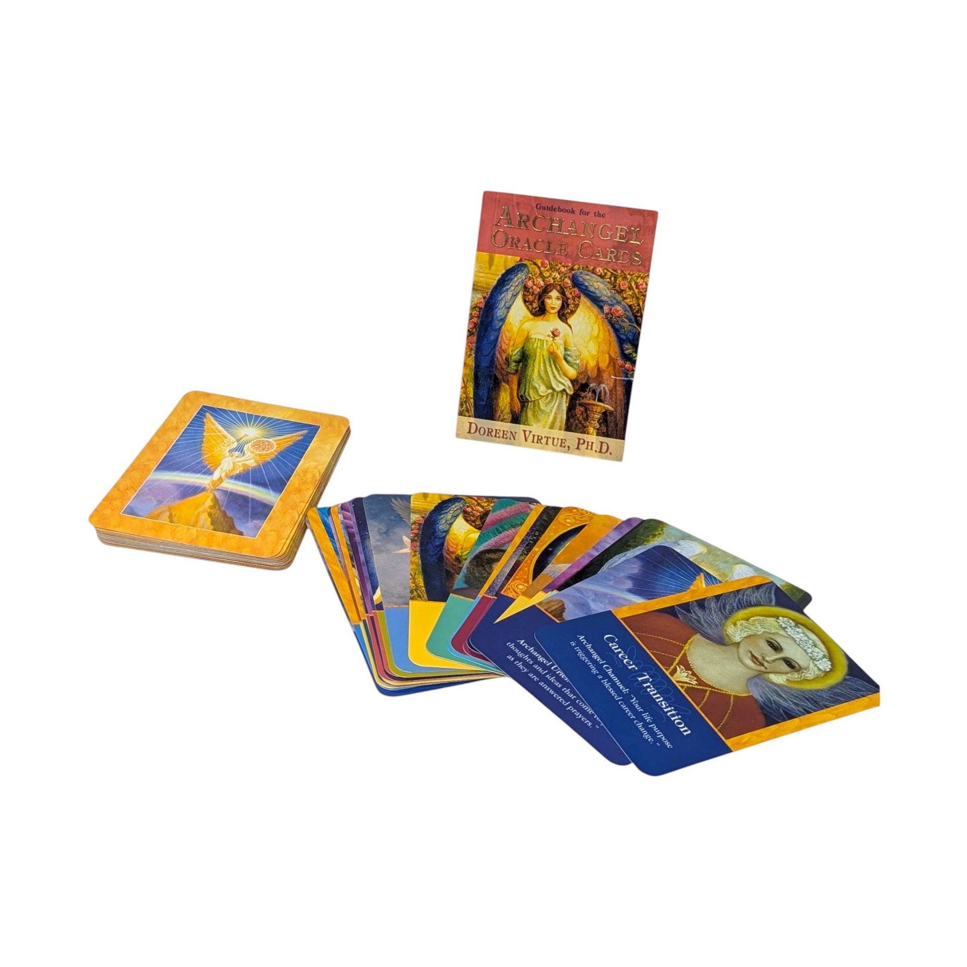 Vintage 2004 Archangel Oracle Cards: Doreen Virtue 45-Card Deck and Guidebook