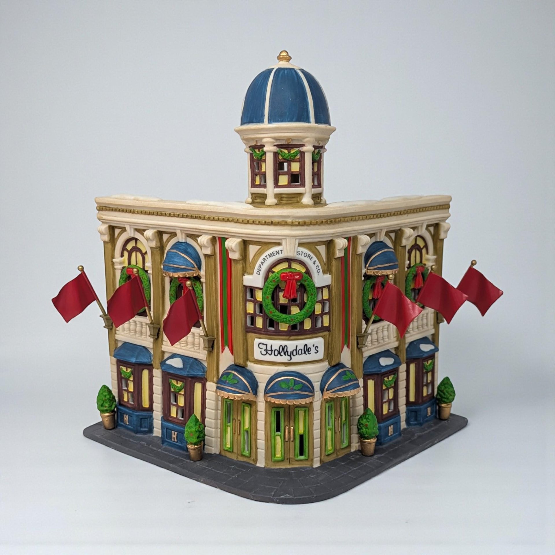 Vintage 1991 Hollydale's Department Store: Dept 56 Christmas in the City Building