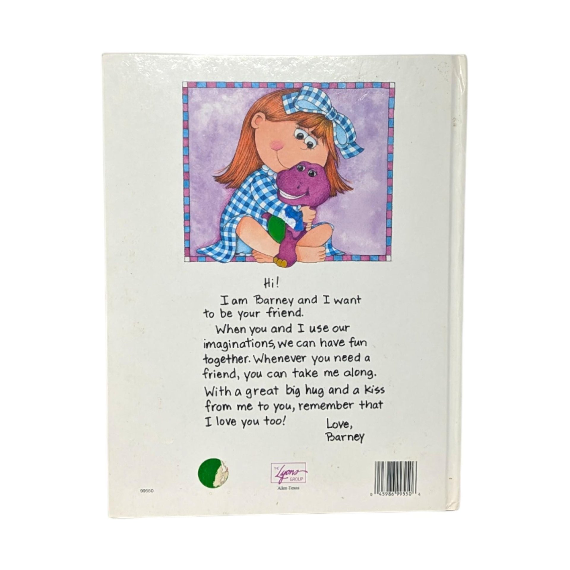 Vintage 1992 Just Imagine: Barney the Dinosaur Hardcover Picture Book