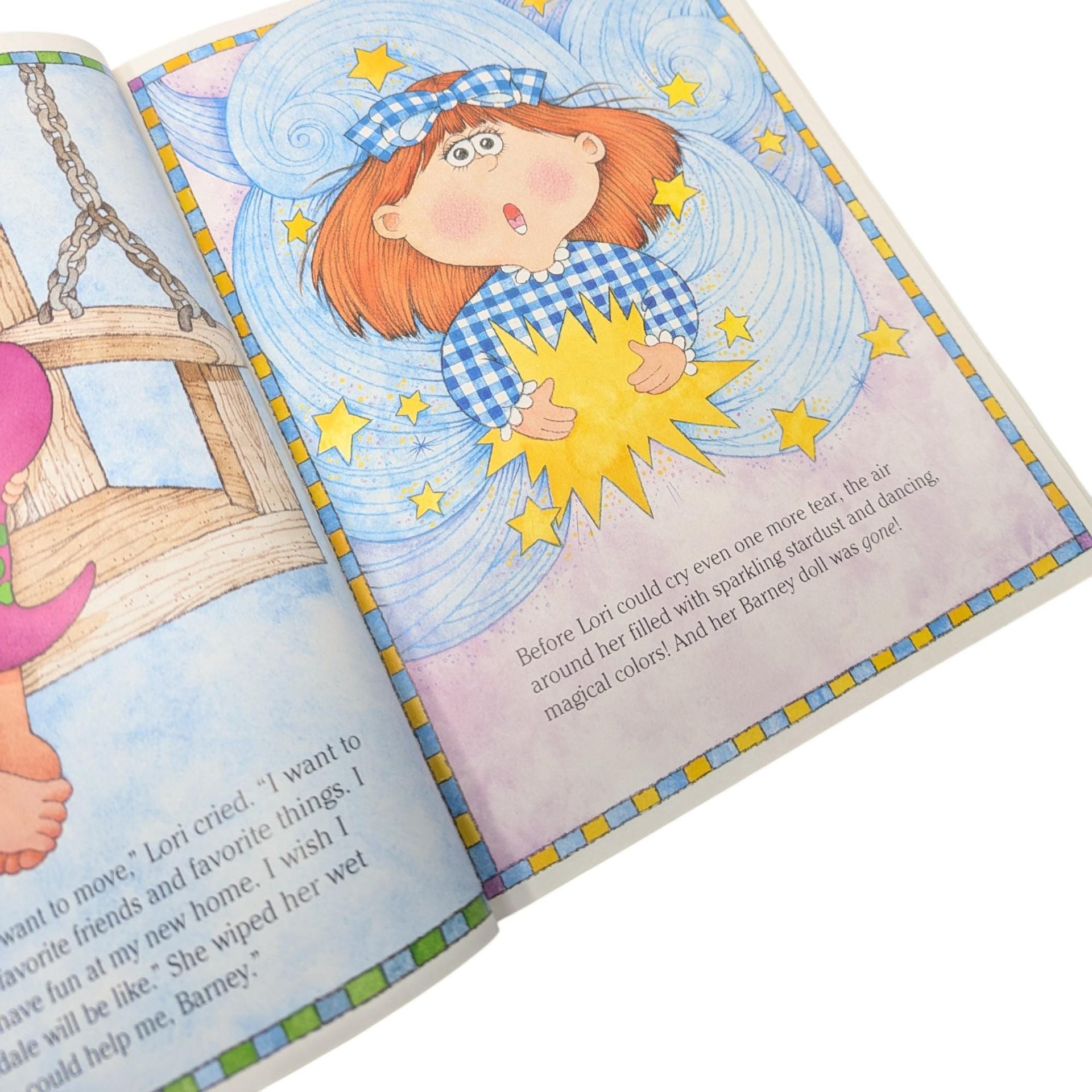 Vintage 1992 Just Imagine: Barney the Dinosaur Hardcover Picture Book