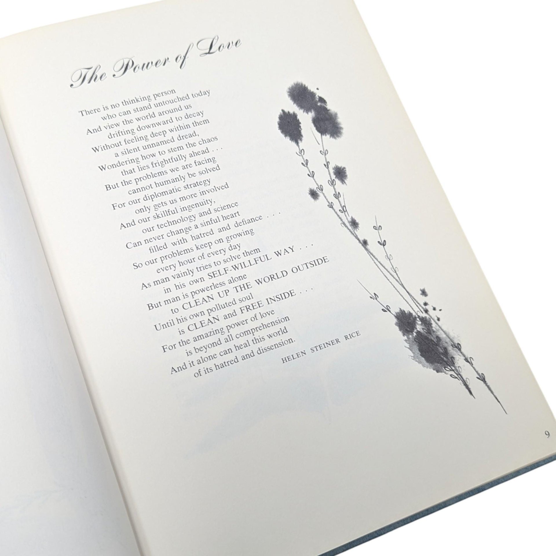 1972 Someone Cares: Helen Steiner Rice Collected Poems Hardcover Book